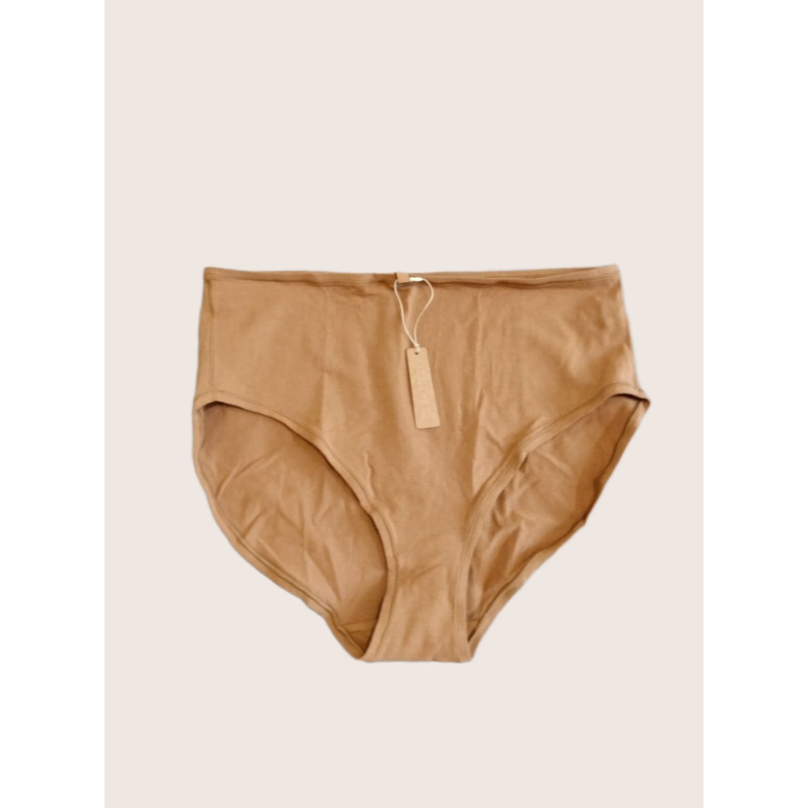 SKIMS SKIMS Women's Cotton Jersey Full Brief Size 4X Camel Panties Classic Fit High Rise Plus Women Size XXL / US 16-18 / IT 52-54 - 1 Thumbnail