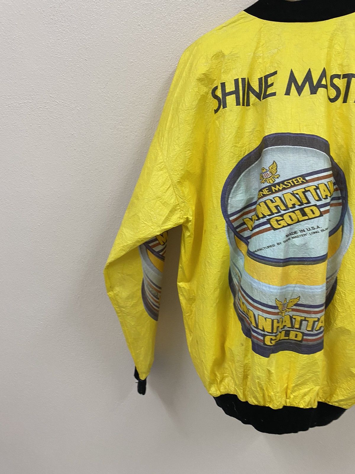 Vintage Vtg Shine Master Manhattan Gold Size US XL / EU 56 / 4 - 12 Thumbnail