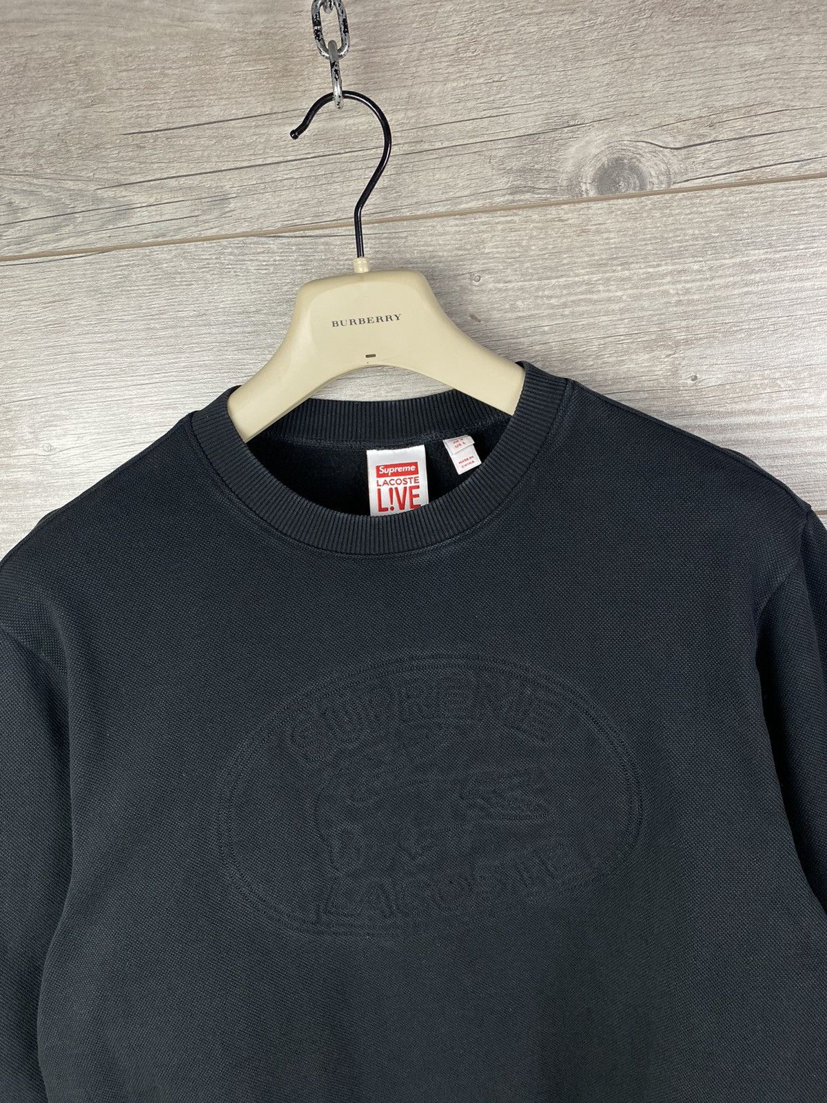 Lacoste × Supreme Sweatshirt in collaboration Lacoste Live Supreme Size L Size US L / EU 52-54 / 3 - 11 Thumbnail