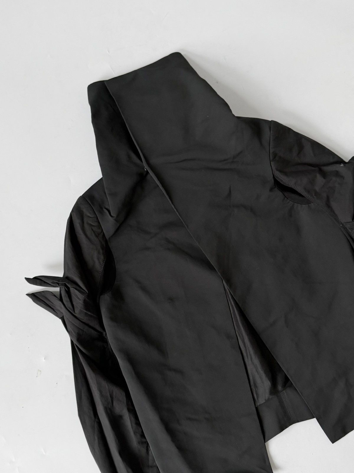 Rick Owens Rick Owens Temple Cropped Asymmetric Jacket Size US S / EU 44-46 / 1 - 5 Thumbnail