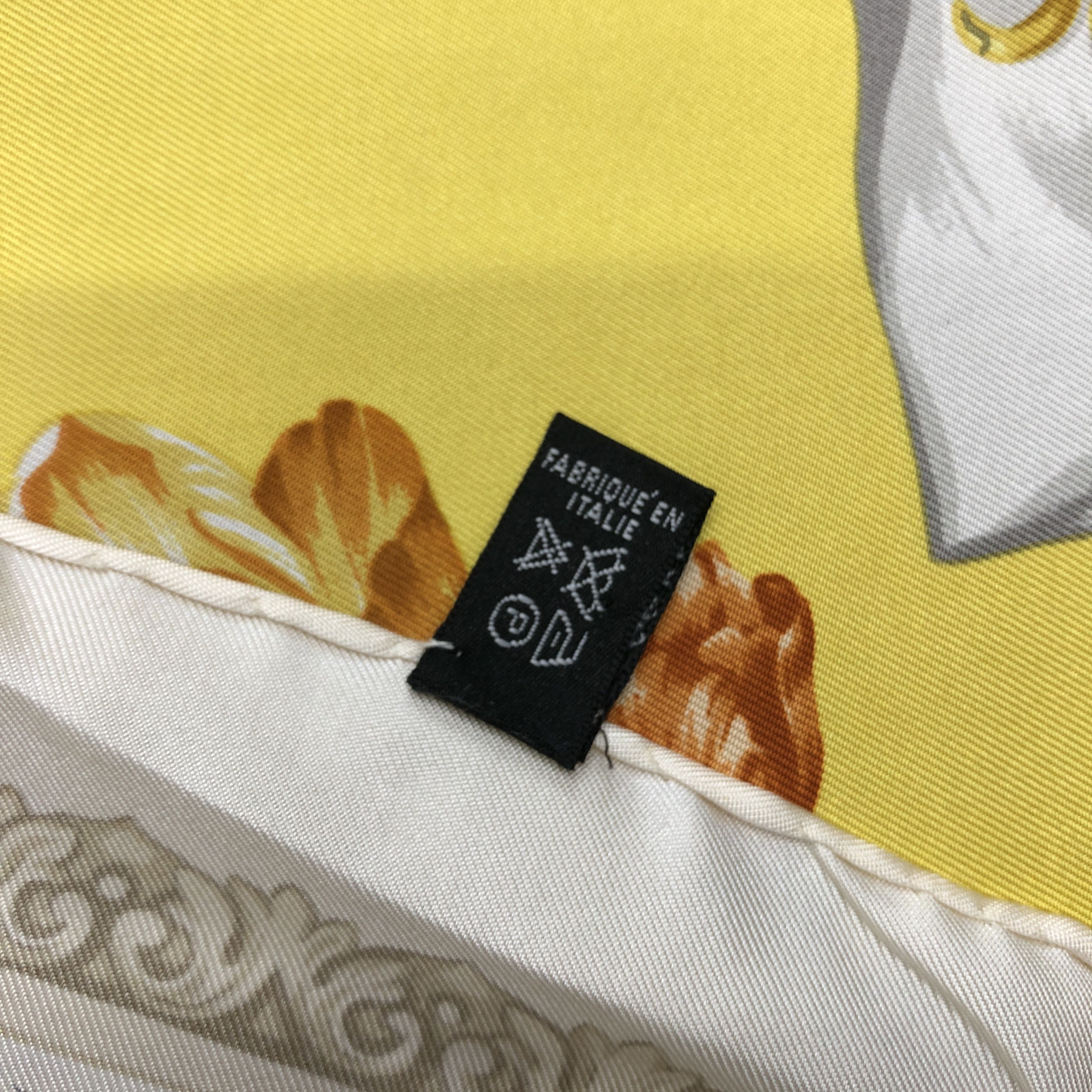 Loewe × Vintage Vintage Loewe SILK Scarf Un Globo En Aranjuez Stole Wraps Size ONE SIZE - 23 Thumbnail