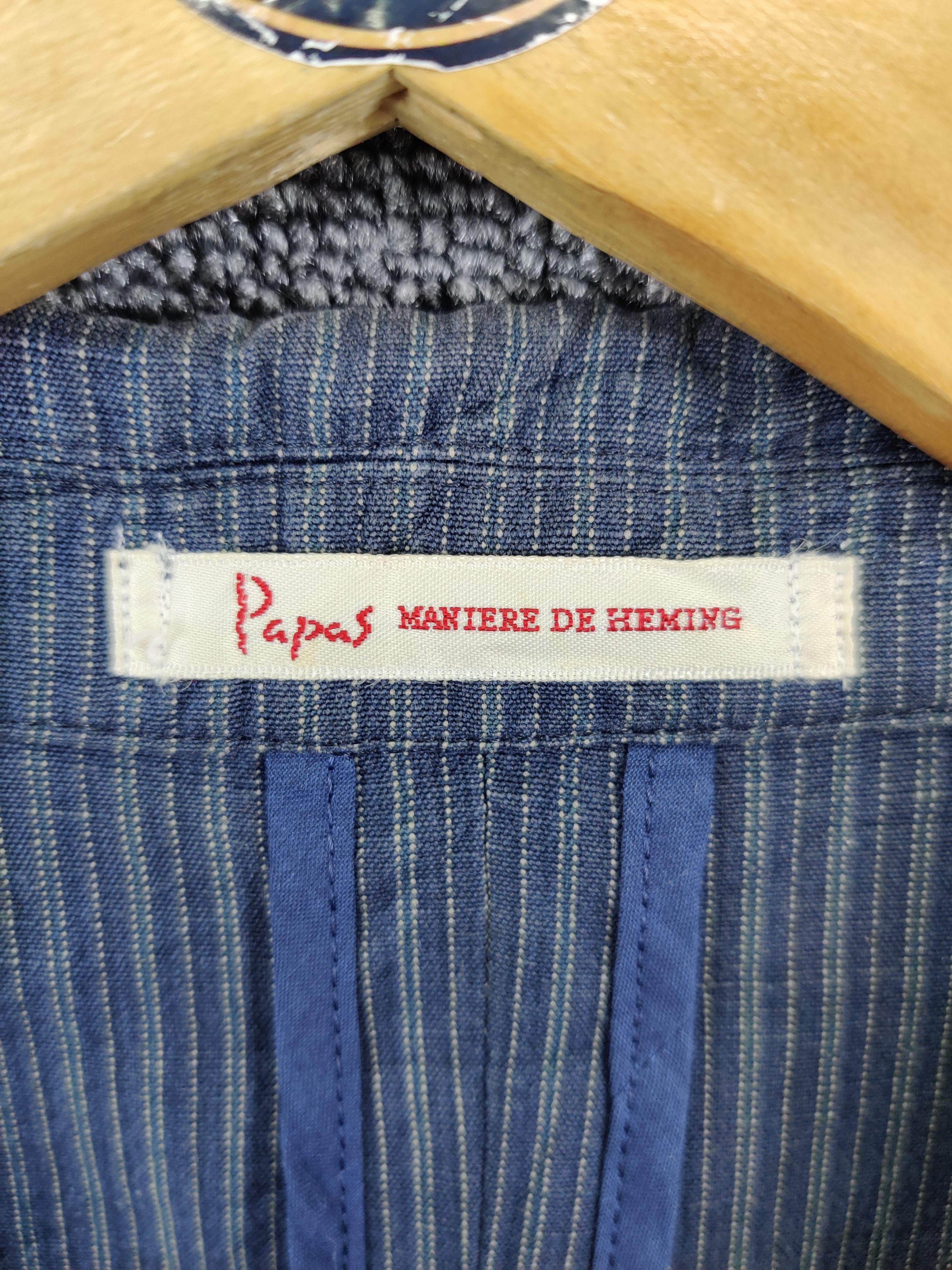 Japanese Brand Vintage Papas Maniere De Heming Blazer Jacket Suit Size US M / EU 48-50 / 2 - 10 Thumbnail