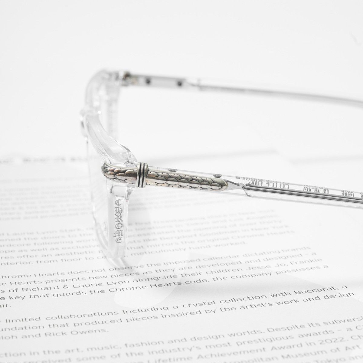 Chrome Hearts CHROME HEARTS LITTLE DINGER CRYSTAL GLASSES Size ONE SIZE - 3 Thumbnail