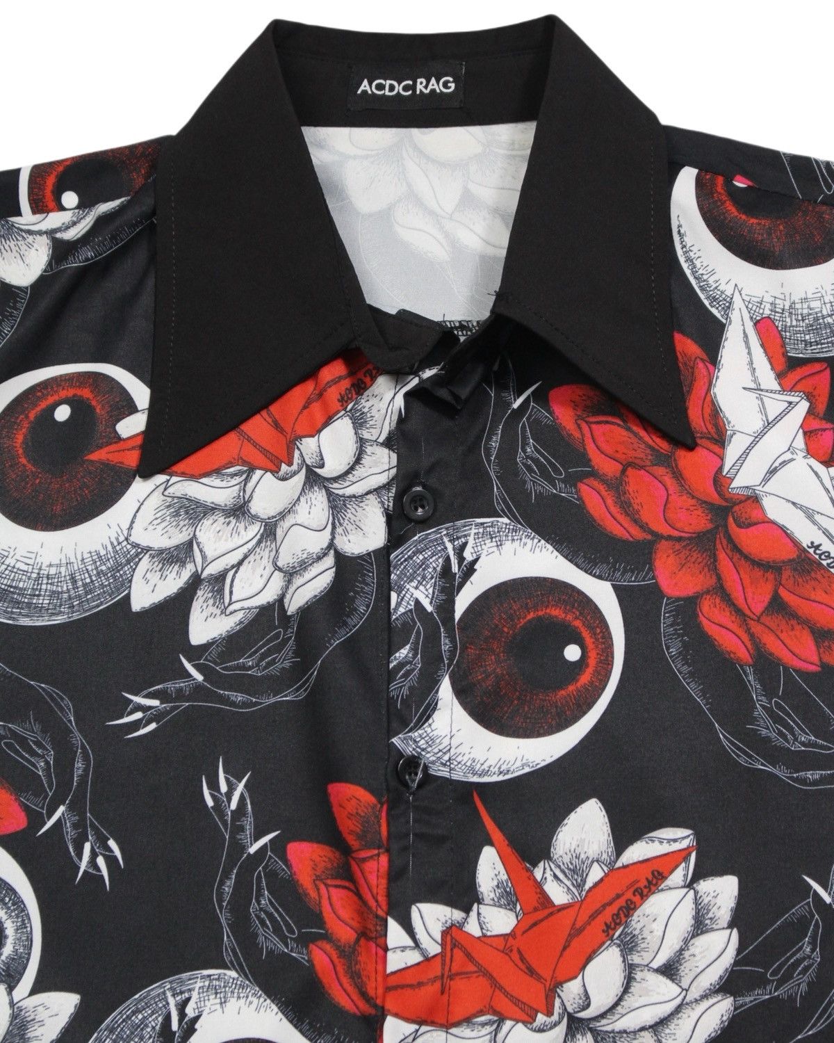 Hysteric Glamour SS2021 ACDC RAG HASUNOHANA 蓮の花 SHIRT Size US XL / EU 56 / 4 - 4 Thumbnail