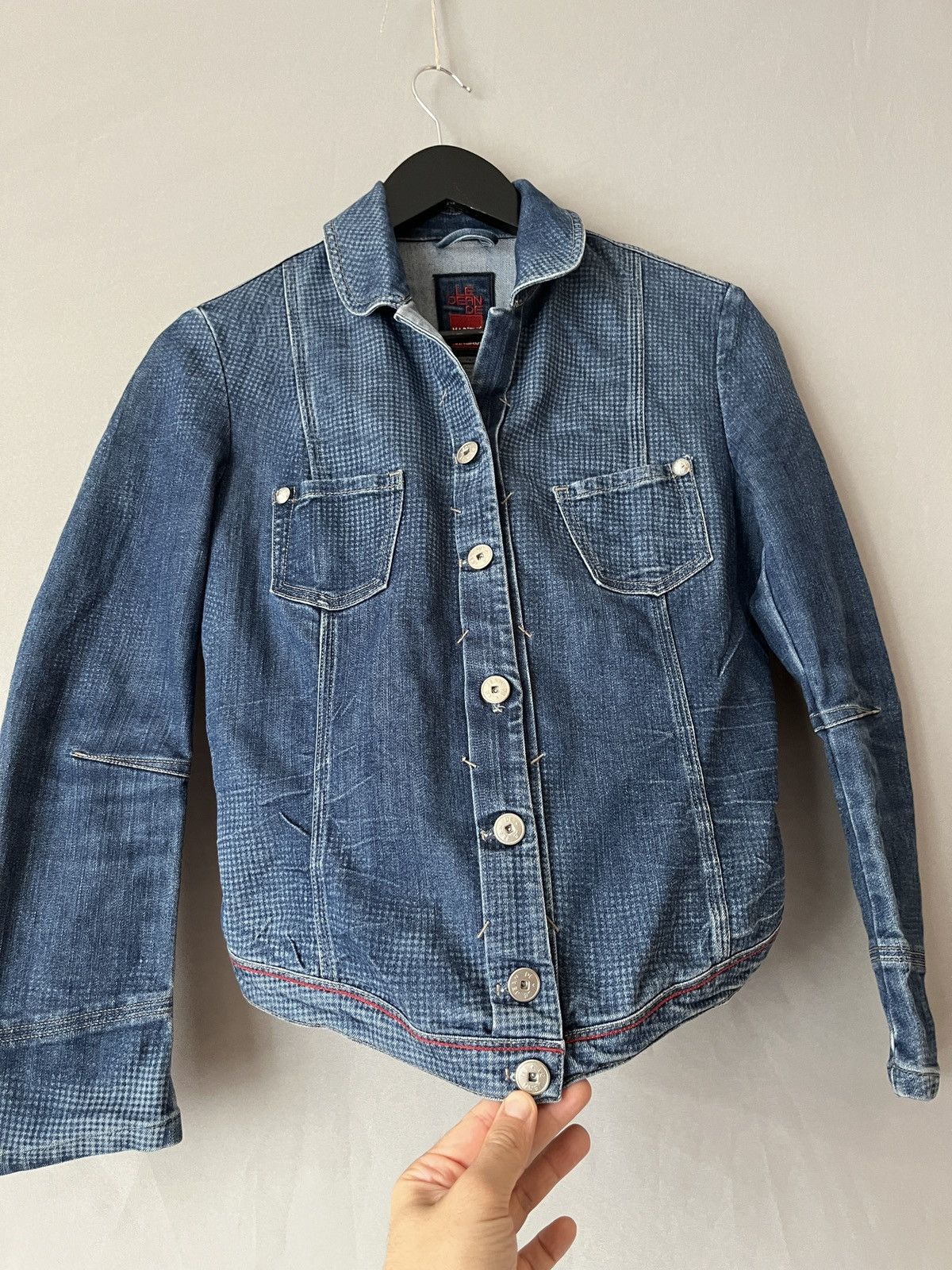 Marithe + Francois Girbaud Marithe Francois Girbaud Denim Trucker Jacket Size S / US 4 / IT 40 - 3 Thumbnail