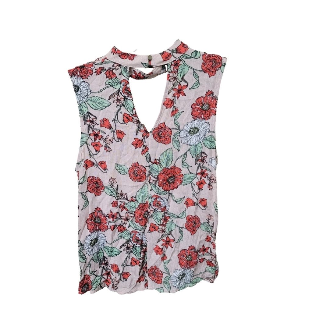 Other NWT En Créme Floral Sleeveless Choker Tank Size M / US 6-8 / IT 42-44 - 1 Thumbnail