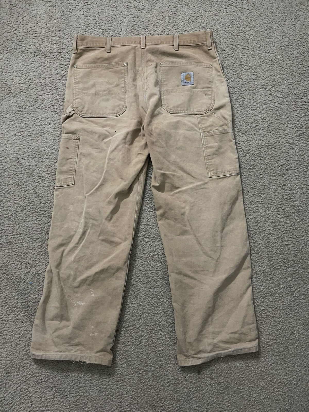 Carhartt × Vintage Brown Double Kneed Carhartt Pants 36x30 Size US 36 / EU 52 - 2 Thumbnail