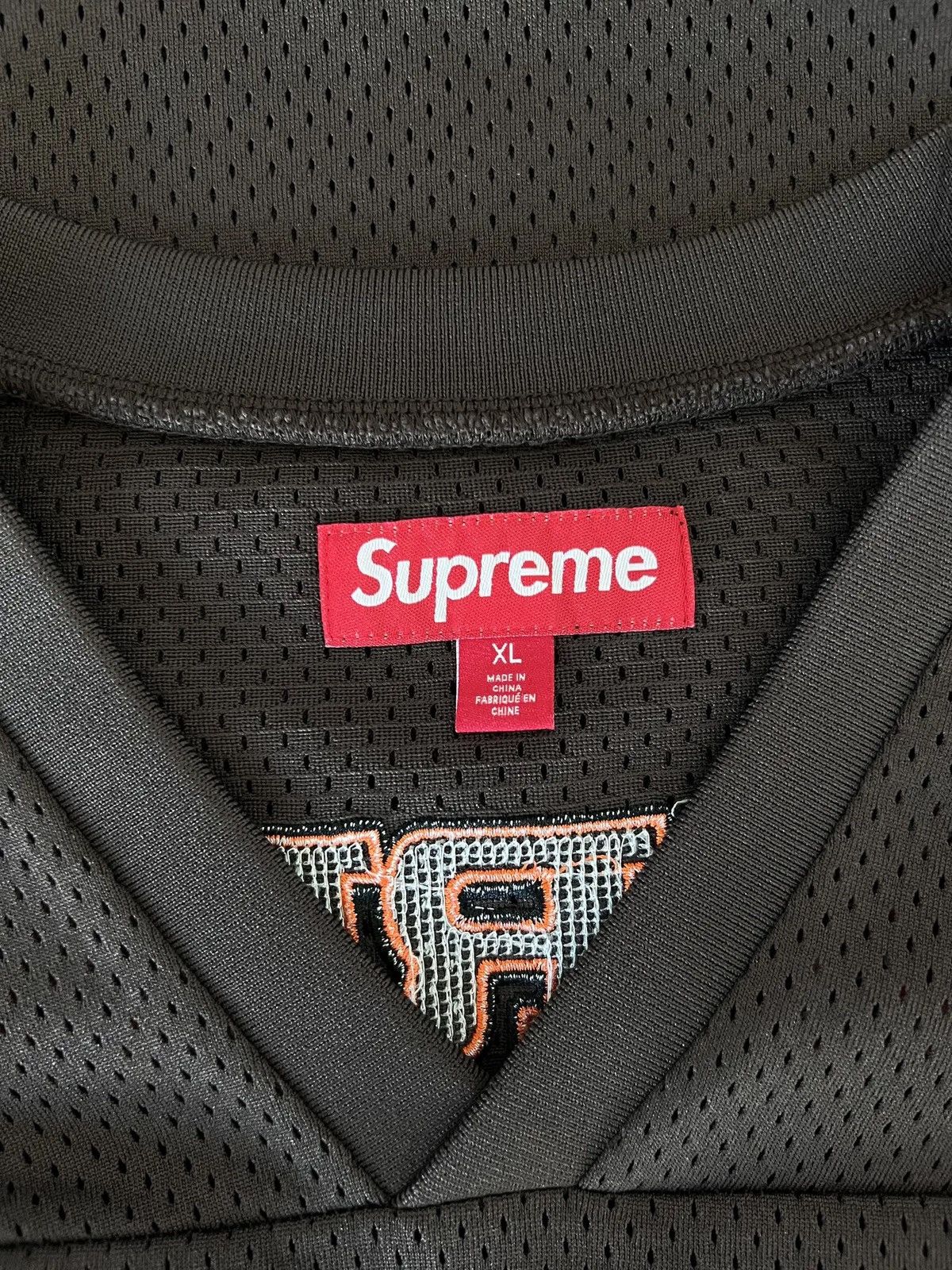 Supreme Supreme Sequin Football Jersey Size US XL / EU 56 / 4 - 15 Thumbnail