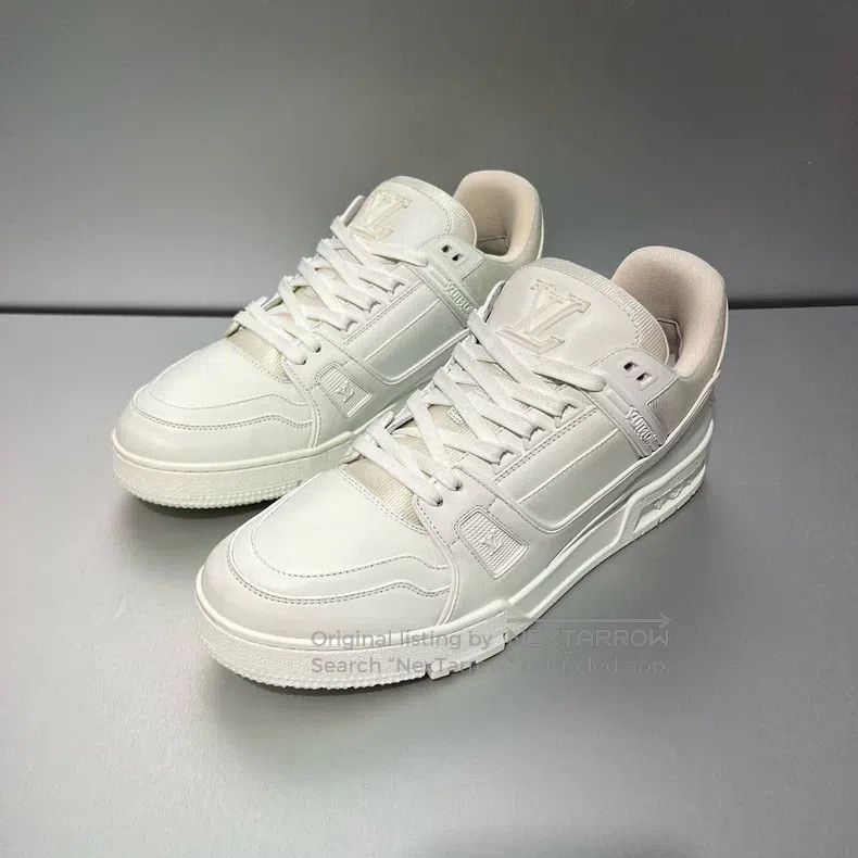 Louis Vuitton Louis Vuitton Trainer Pure White Board Shoes Size US 9 / EU 42 - 1 Thumbnail