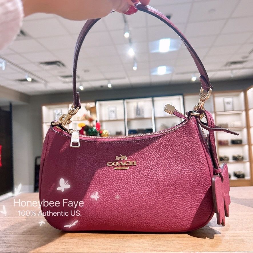 Coach Teri Shoulder Bag With Bow Charm CY654 Size ONE SIZE - 1 Thumbnail