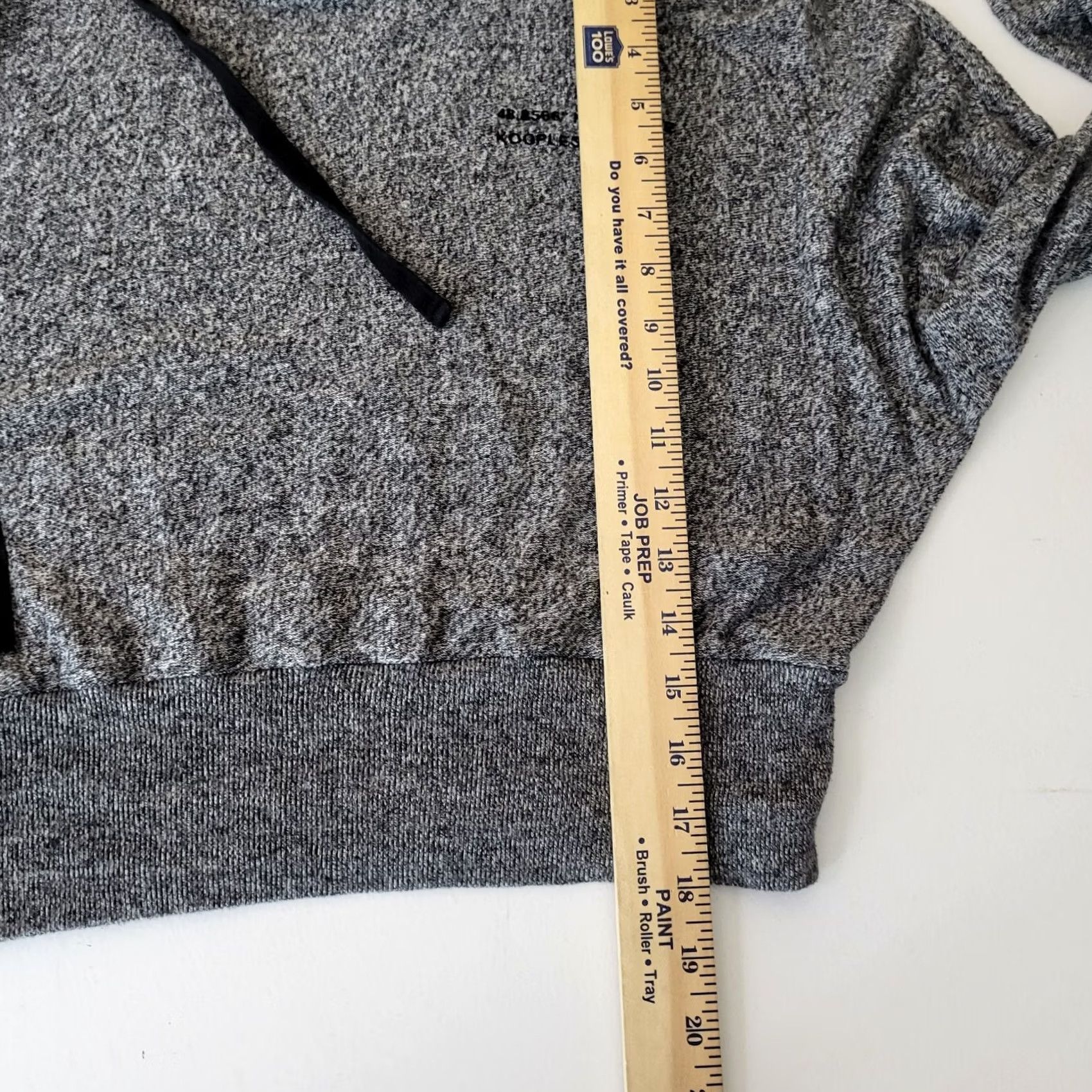 The Kooples KOOPLES X SPORT Cardigan Sweater Hoodie Gray Lightweight Women’s Regular Size 1 Cotton Viscose Elastane Crew Neck Size XS / US 0-2 / IT 36-38 - 4 Thumbnail