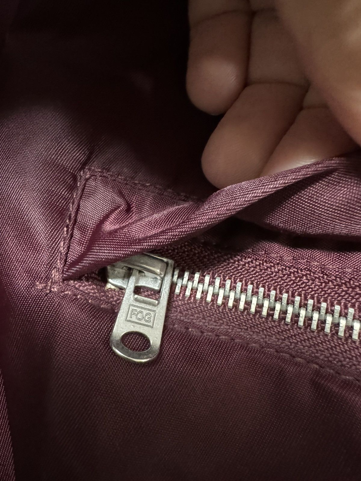 Fear of God FOG Fear of God Bomber Jacket Collection Two Burgundy SZ S🔥 Size US S / EU 44-46 / 1 - 14 Thumbnail