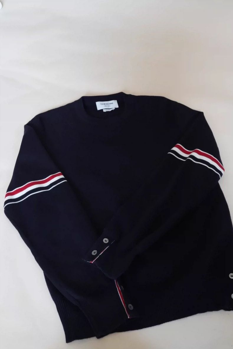 Thom Browne size2 Classic round neck sweater