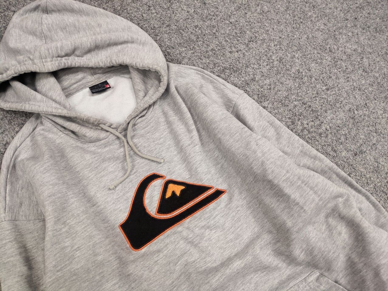 Quiksilver Vintage 90's Quiksilver Logo Gray Hoodie Y2K Hype Style Size US L / EU 52-54 / 3 - 11 Thumbnail