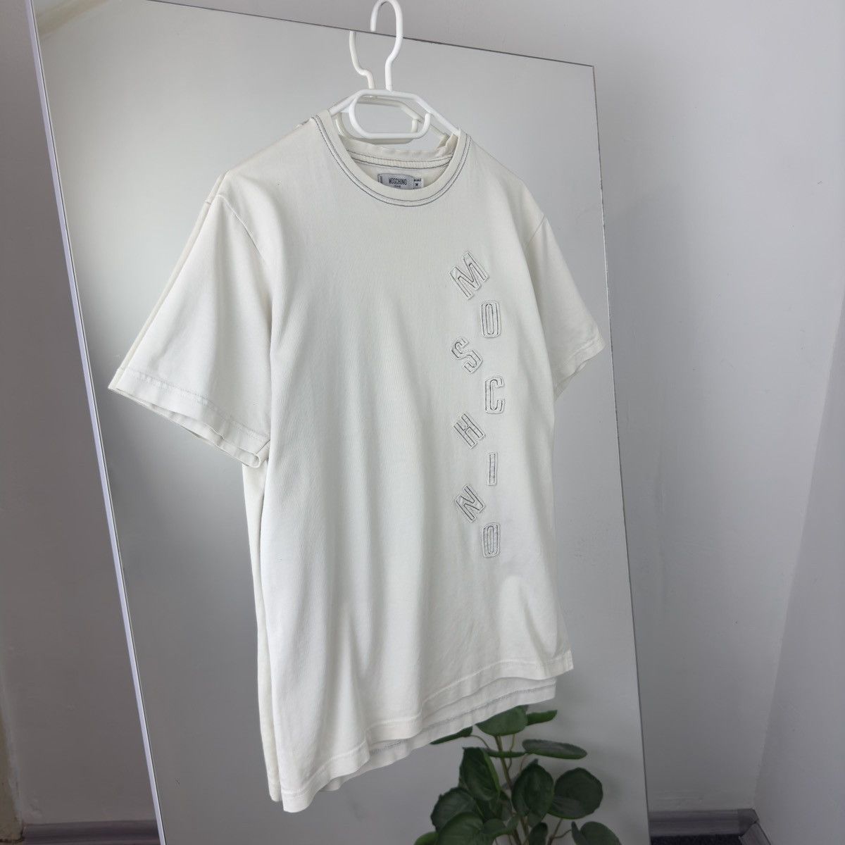 Moschino Vintage Moschino Jeans Full Logo 90s White Size US M / EU 48-50 / 2 - 1 Thumbnail