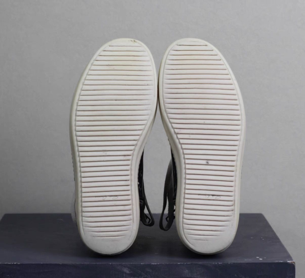 Rick Owens Rick Owens Mirror Metallic Leather High-Top Sneakers Size US 7 / EU 40 - 6 Thumbnail