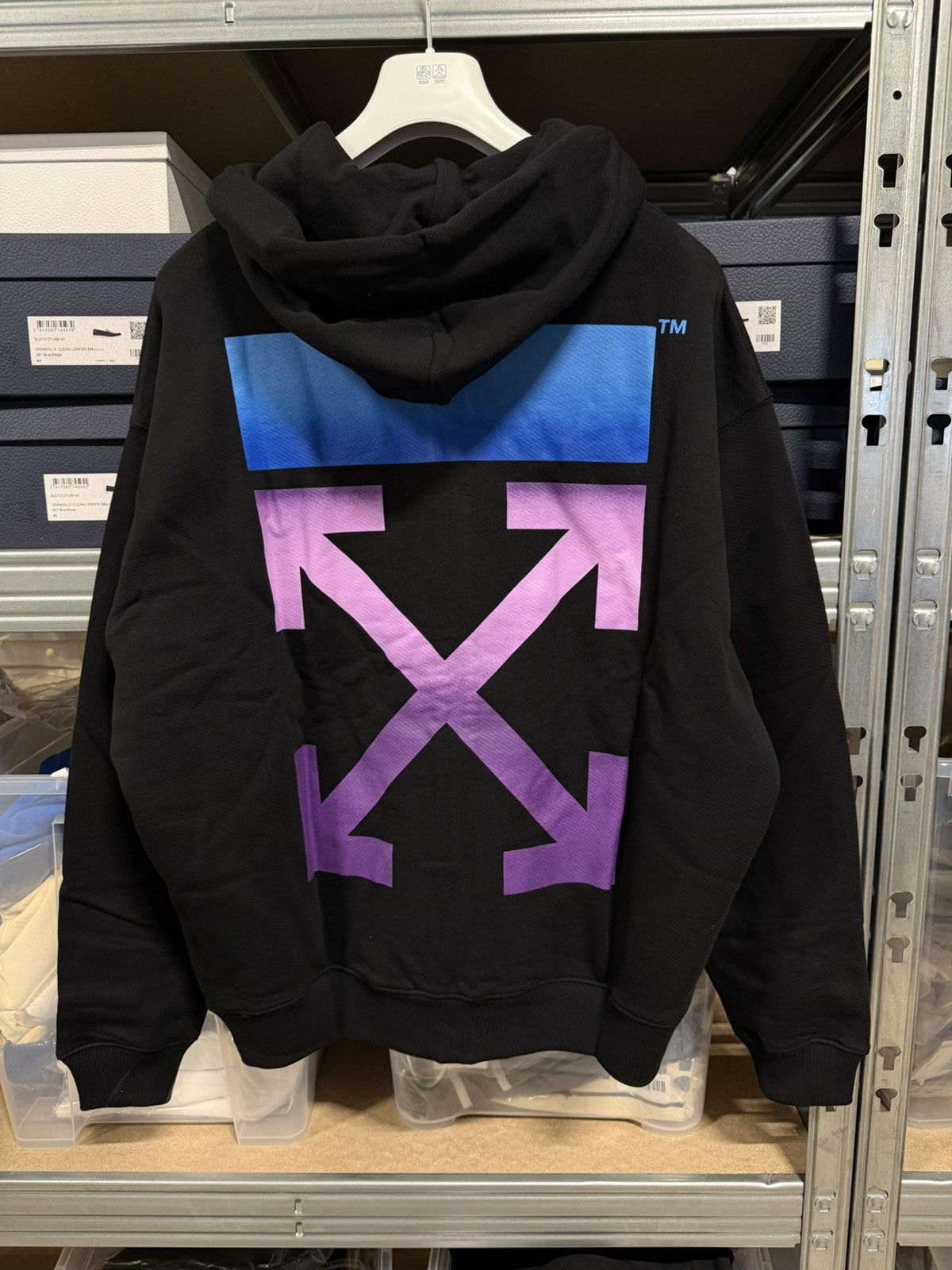 Off-White Off-White Gradient Arrow Zip Hoodie NEW 900$ Size US XL / EU 56 / 4 - 1 Thumbnail