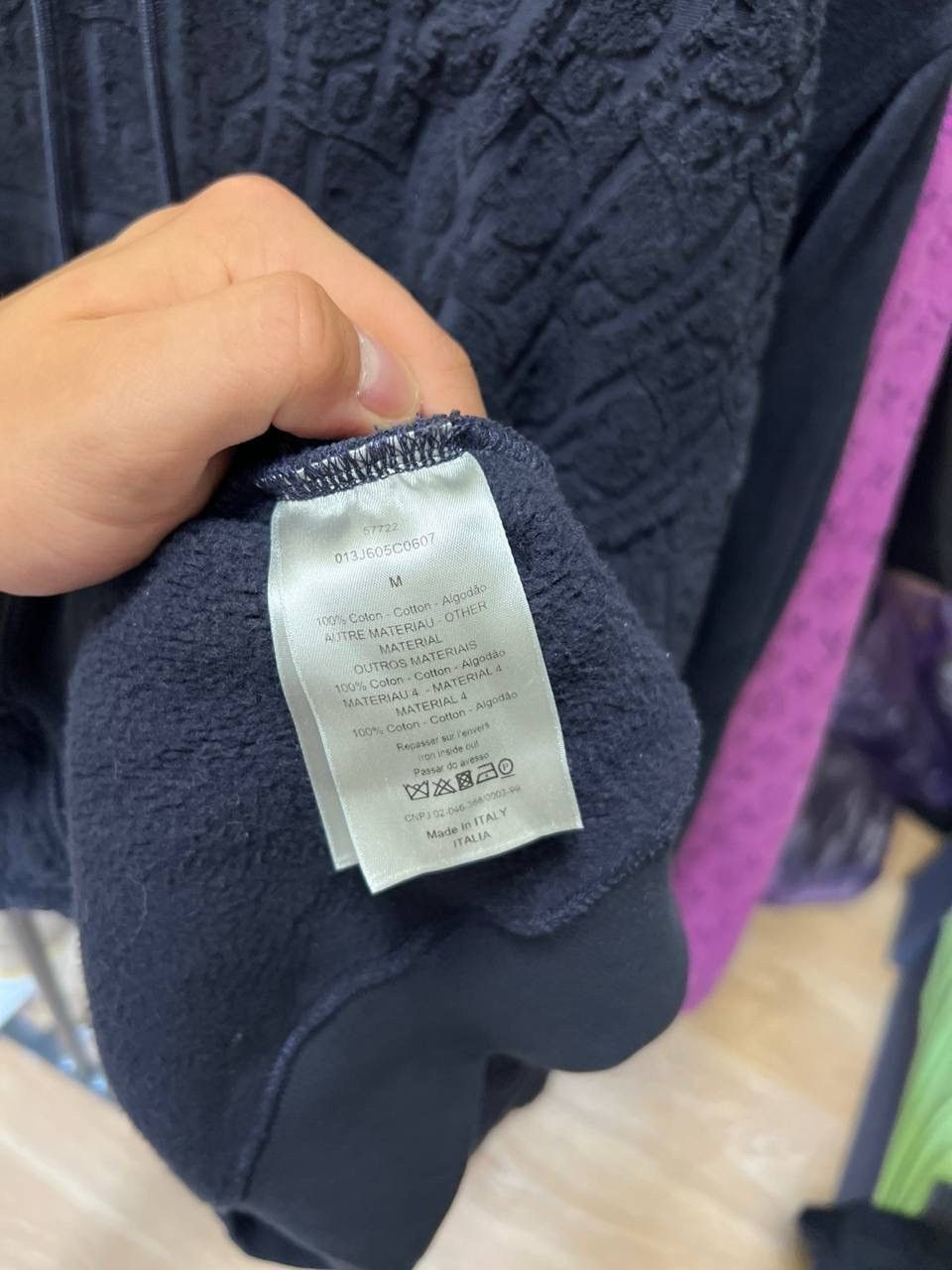 Dior Dior Oblique Terry Towel Hoodie Size US M / EU 48-50 / 2 - 2 Thumbnail