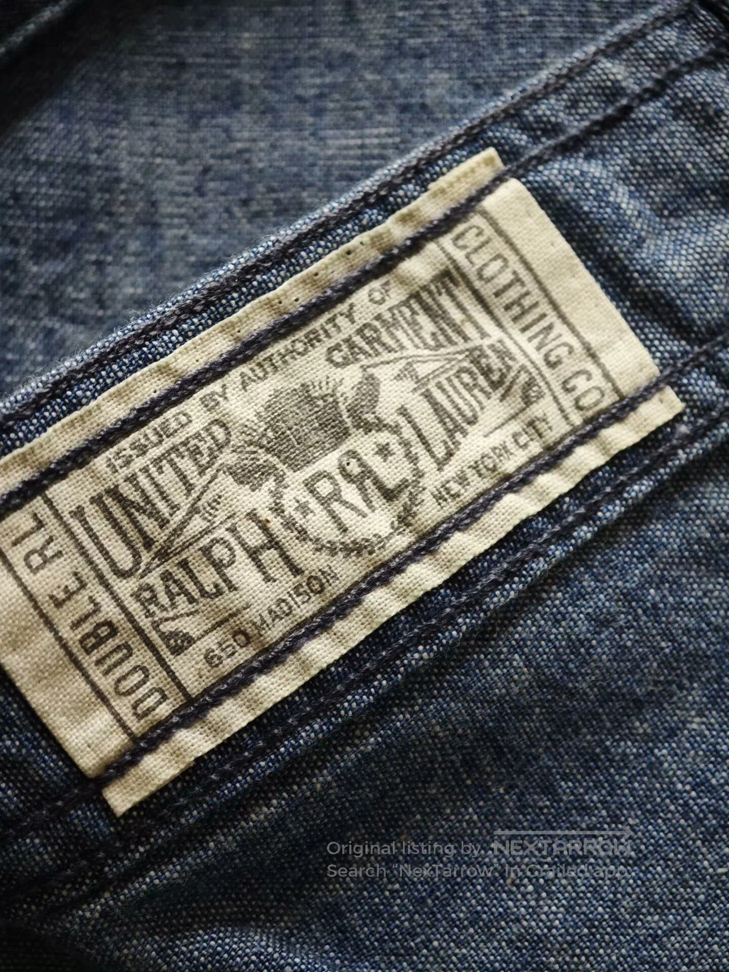 RRL Ralph Lauren RRL Vintage Indigo Work Shirt. Size US S / EU 44-46 / 1 - 5 Thumbnail