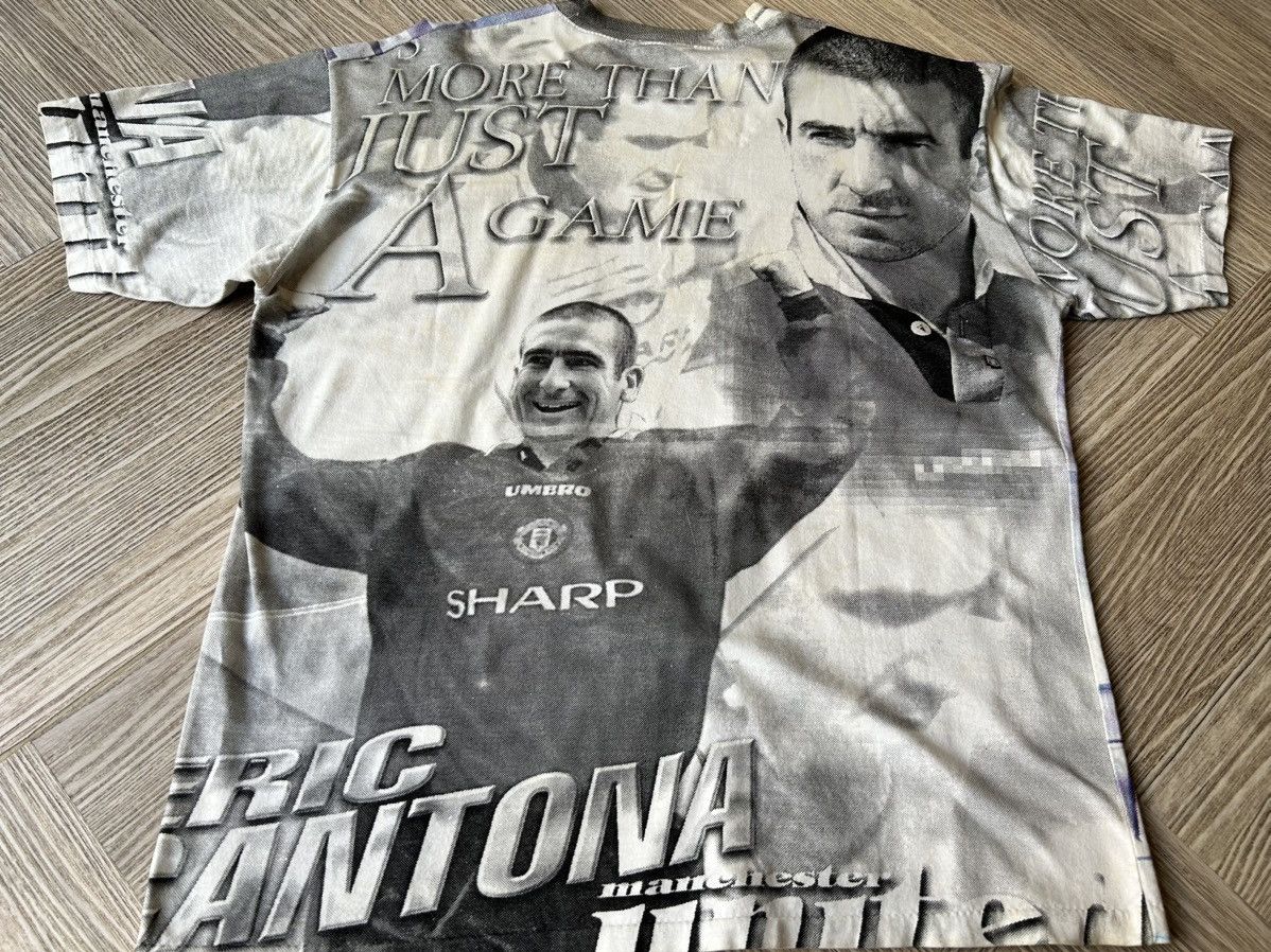 Vintage *RARE* Vintage Eric Cantona (Single Stitch) Size US L / EU 52-54 / 3 - 2 Thumbnail