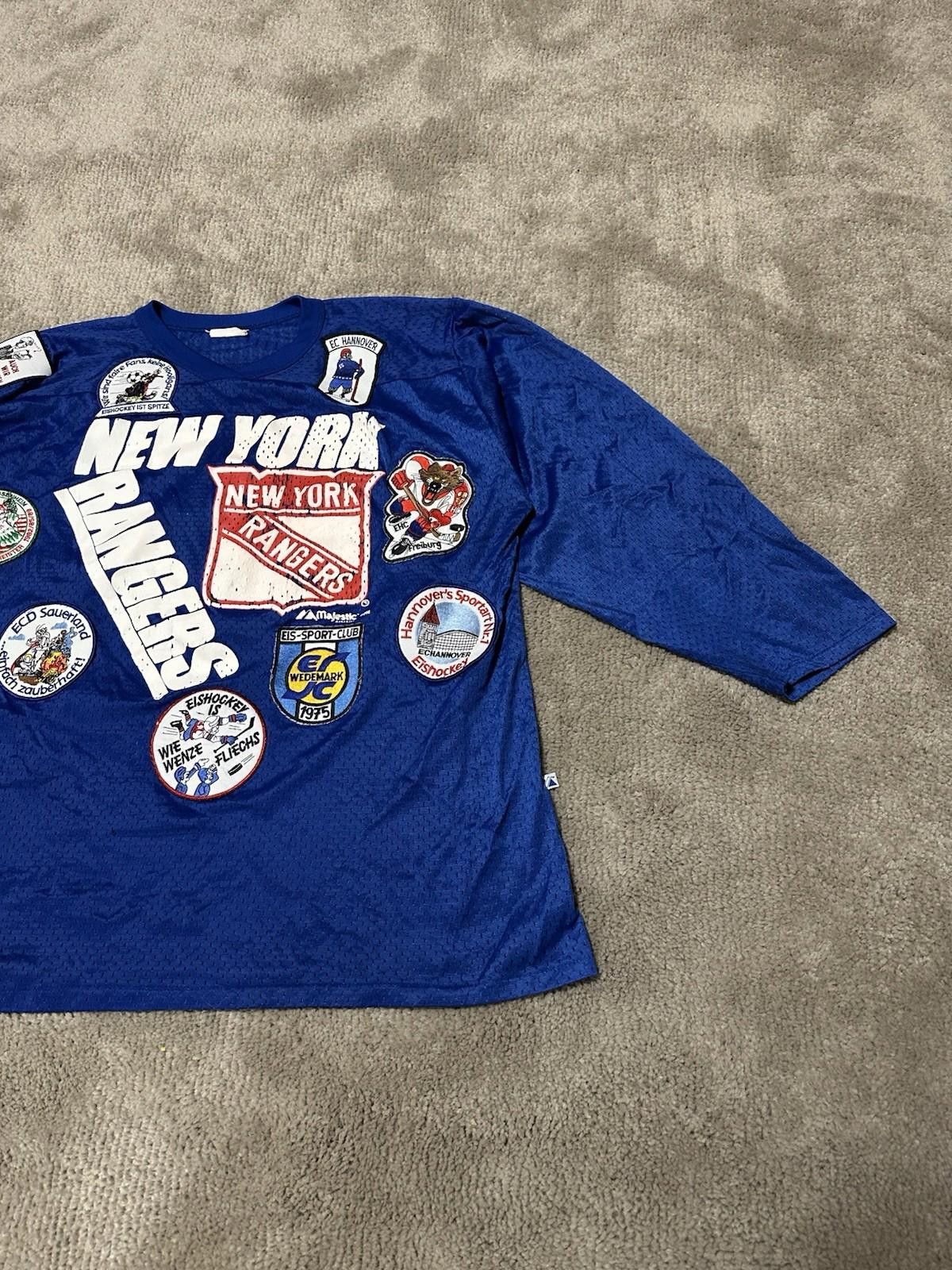 Majestic Majestic Hockey Jersey New York Rangers Sz XL Made In USA Size US XL / EU 56 / 4 - 3 Thumbnail