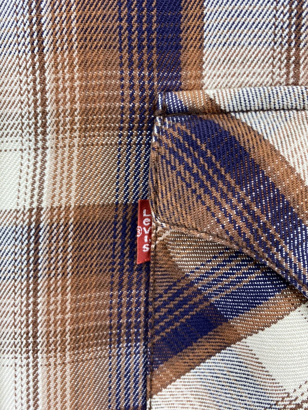 Levi's Vintage Levis Red Tab’s Classic Shadow Plaids Flannel Size XL / US 12-14 / IT 48-50 - 6 Thumbnail