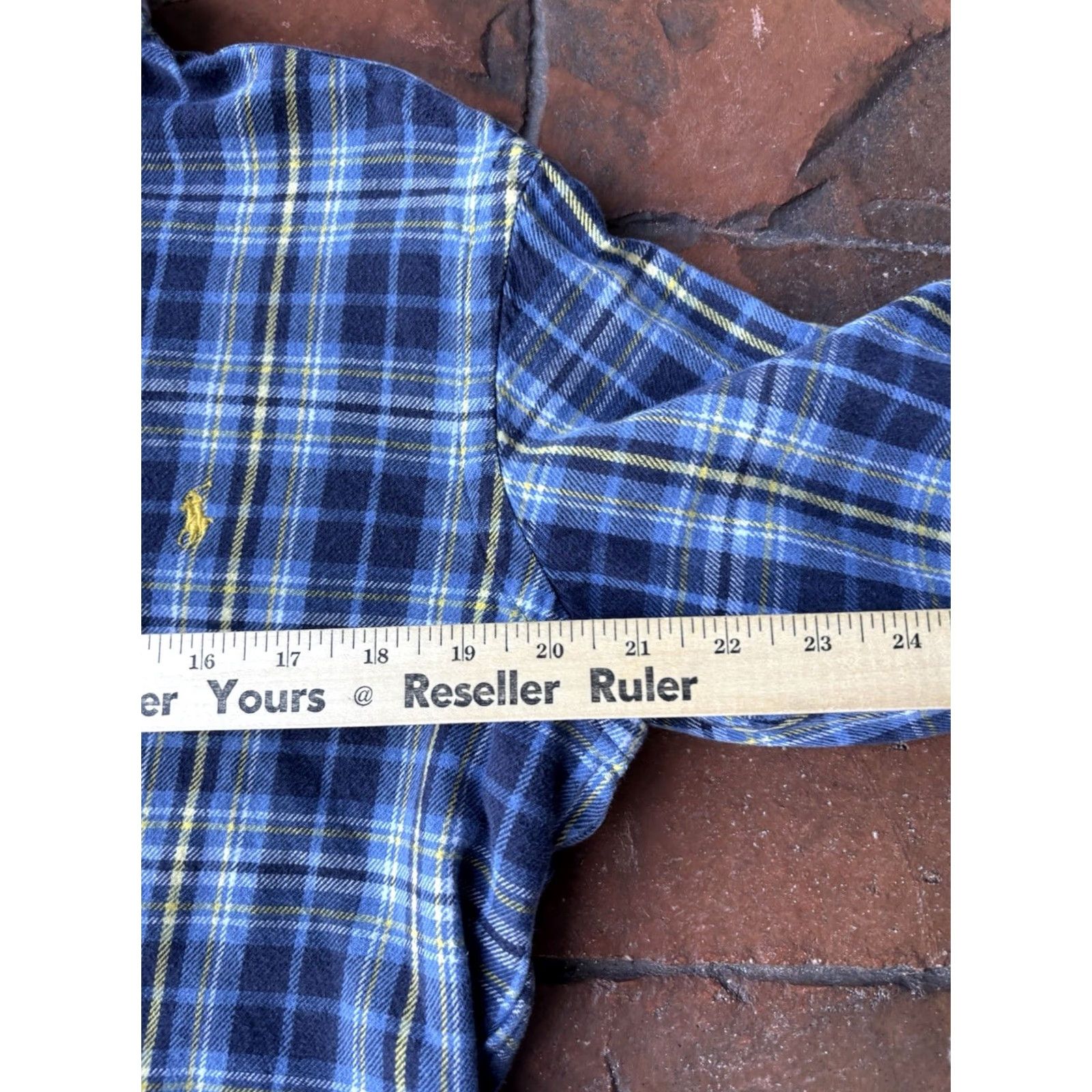 Ralph Lauren VINTAGE Ralph Lauren Classic Fit Button Up Shirt Men’s M Plaid Blue Long Sleeve Size US M / EU 48-50 / 2 - 4 Thumbnail