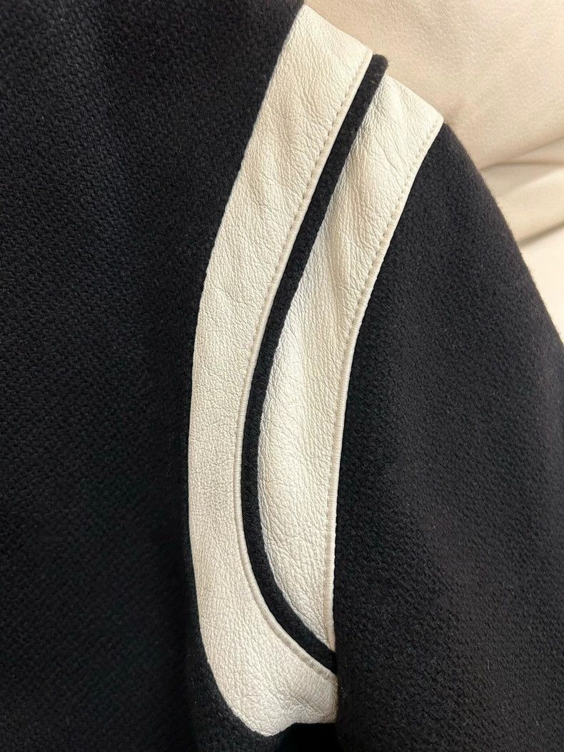 Saint Laurent Paris Classic Saint Laurent Black and White Varsity Jacket-2505 Size US L / EU 52-54 / 3 - 4 Thumbnail