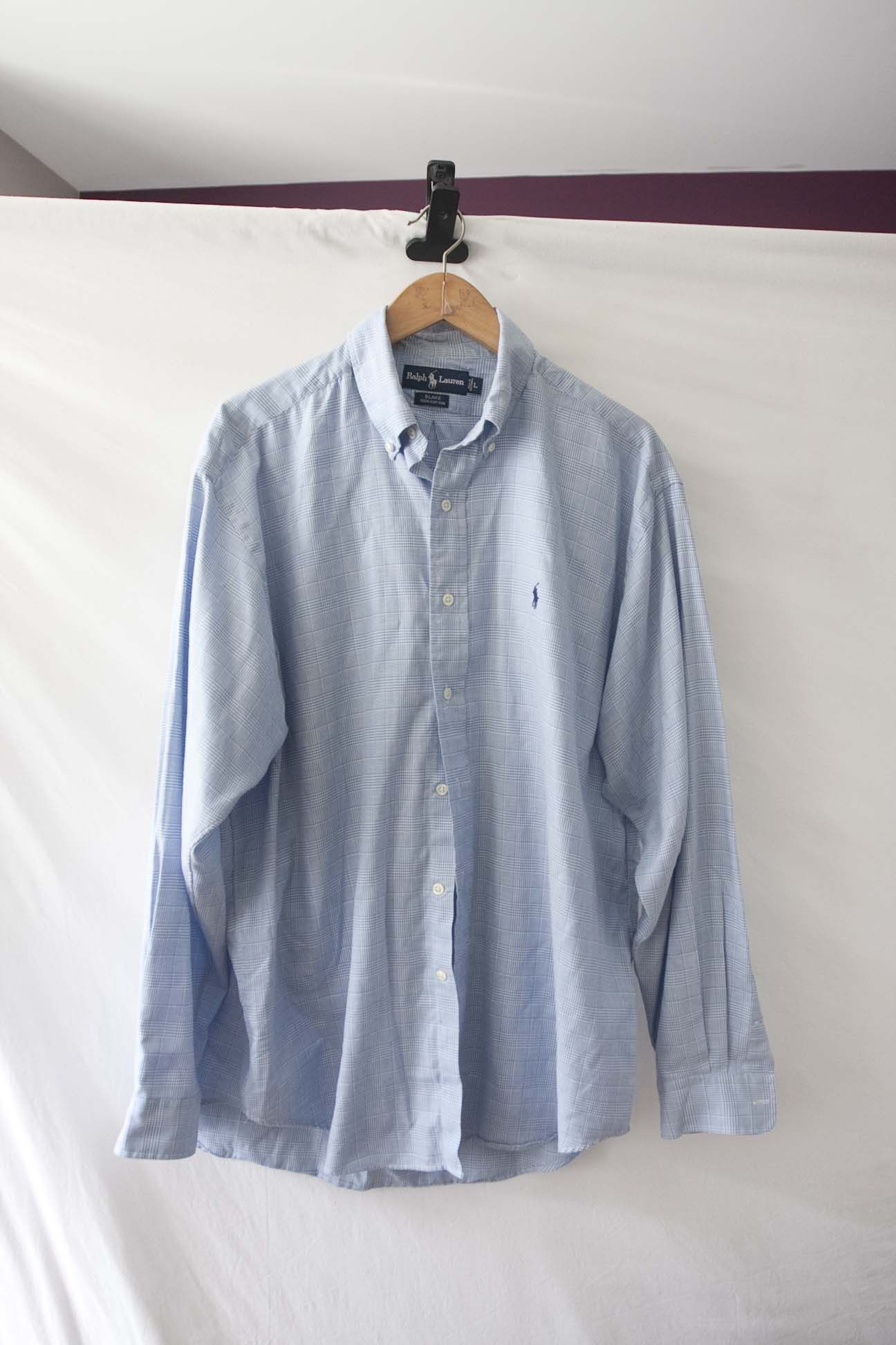 Polo Ralph Lauren Ralph Lauren Shirt Blake Oversize Size L /XL Blue Plaid Size US L / EU 52-54 / 3 - 3 Thumbnail