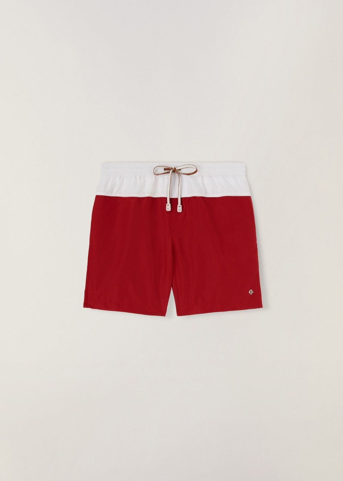 Loro Piana o1srvl11e1024 Ketch Soft Swim Short in Red/White Size US 32 / EU 48 - 1 Thumbnail