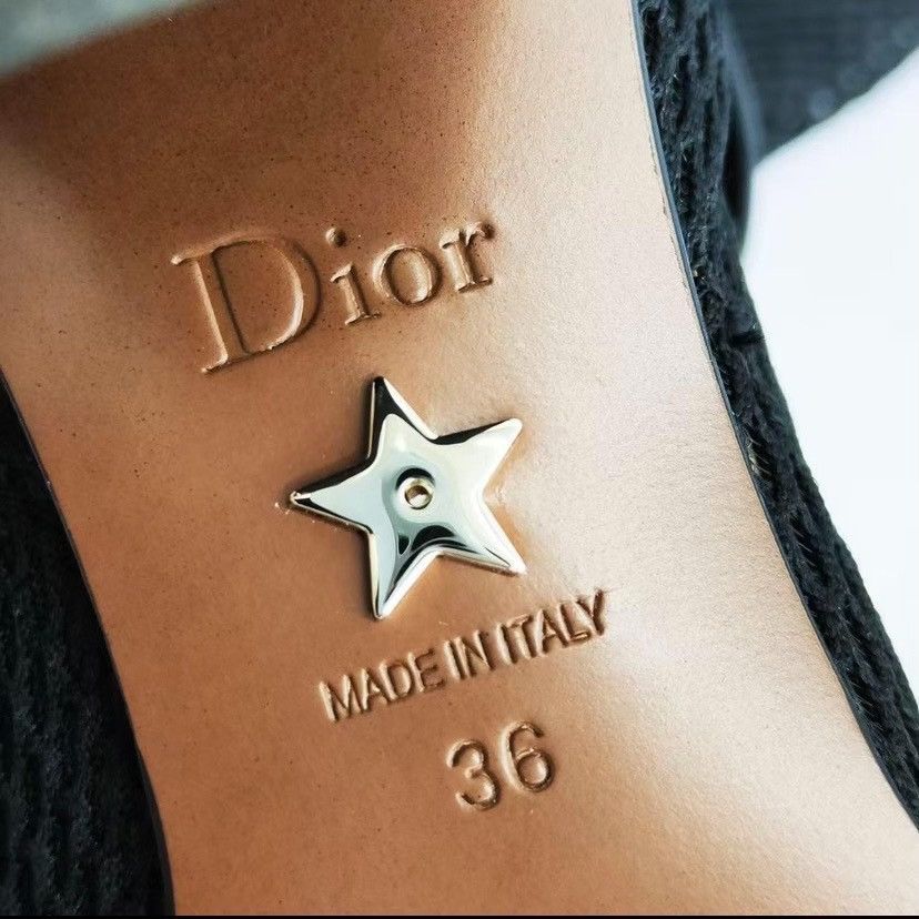 Dior Christian Dior Empreinte mesh and leather boots Size US 6 / IT 36 - 8 Thumbnail