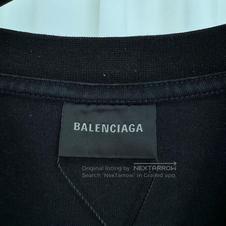 Balenciaga Balenciaga Washed Embroidered Buckle Letter Short Sleeve Size US L / EU 52-54 / 3 - 5 Thumbnail