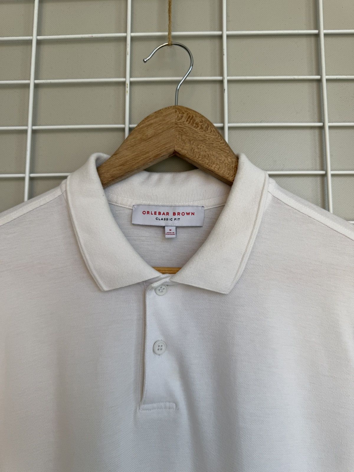 Orlebar Brown Orlebar Brown Jarrett Pique Polo Shirt Mens Size M Size US M / EU 48-50 / 2 - 11 Thumbnail