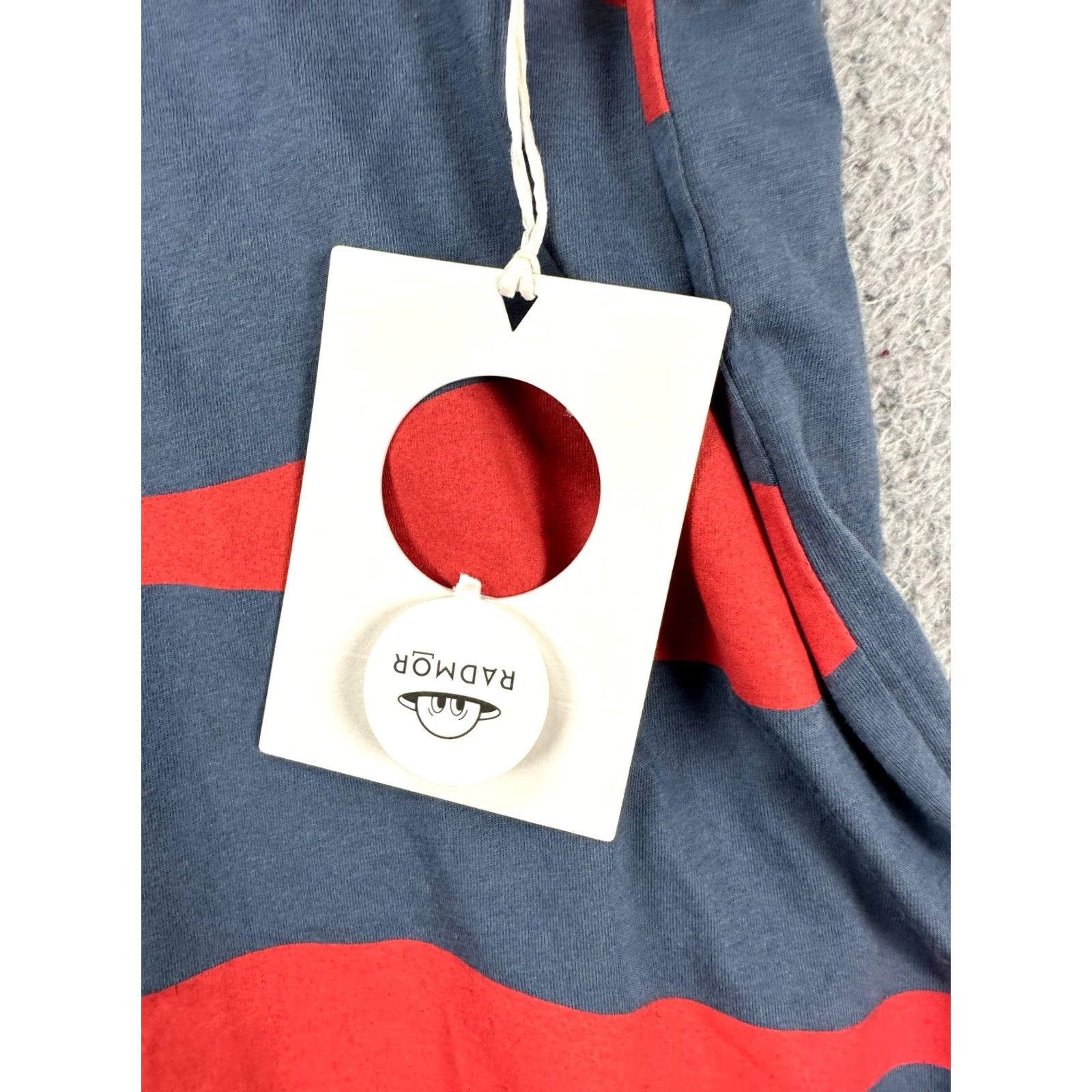 Vintage Radmor Crosby Reverb Polo Shirt Adult Large Blue Red 100% Pima Cotton Logo Casual Outdoor Rugby Mens NEW Size US L / EU 52-54 / 3 - 7 Thumbnail