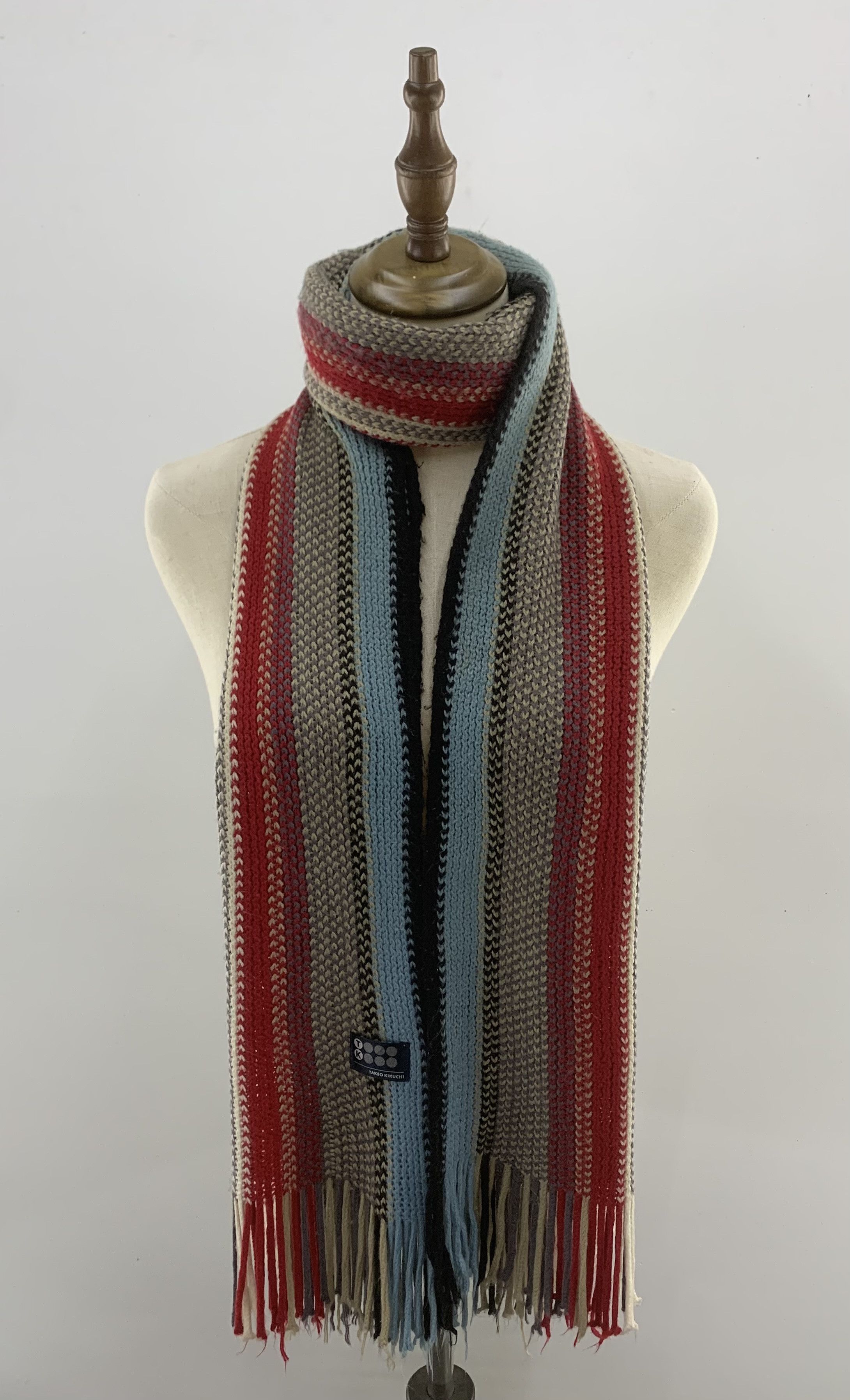 Takeo Kikuchi Takeo Kikuchi Scarf Wool Muffler Neck Wrap BL2073 Size ONE SIZE - 1 Thumbnail