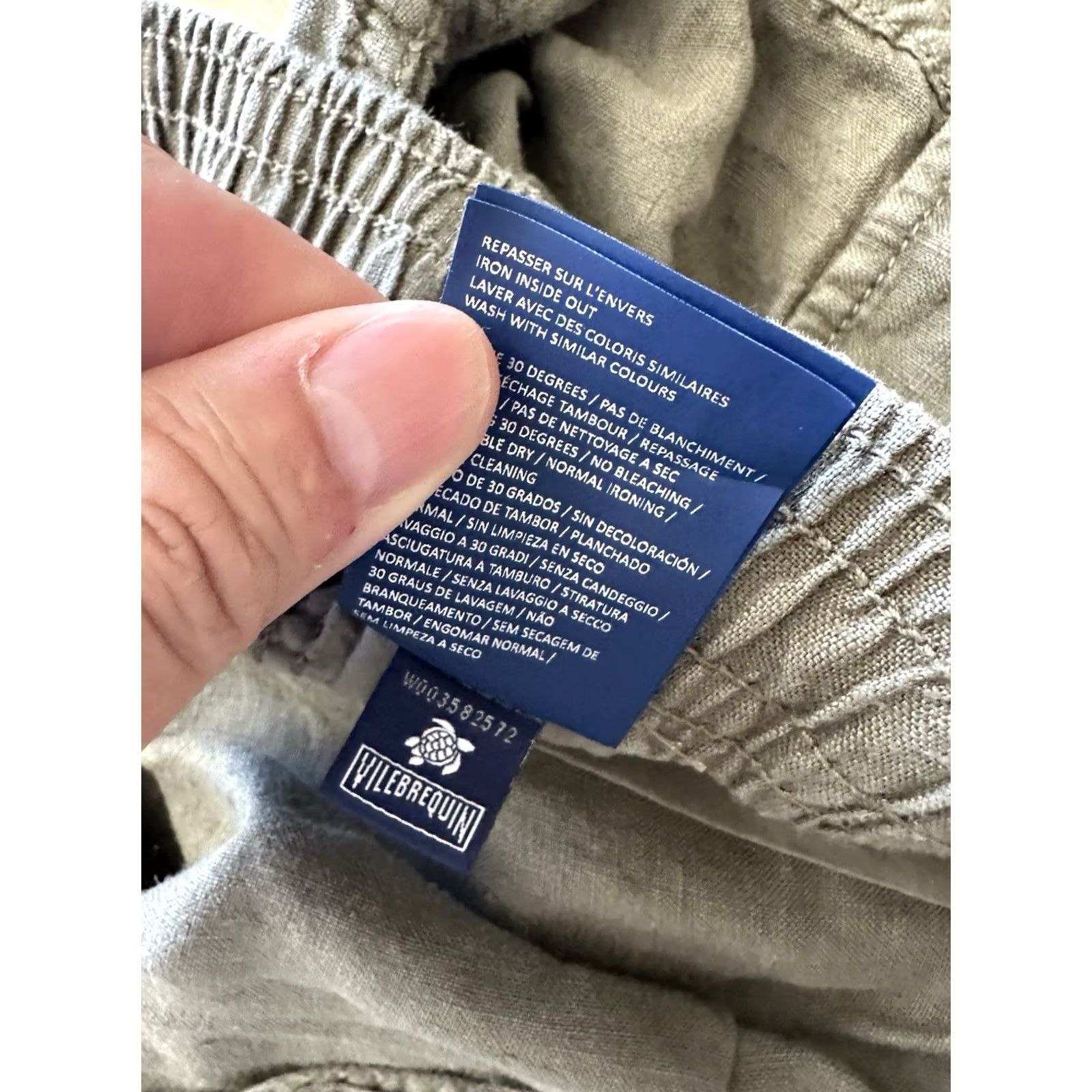 Vilebrequin Vilebrequin Mens Cargo Baggy Shorts Olive Linen 3XL EUC Rare Pockets Cargo Beach City Mens Size US 39 - 7 Thumbnail
