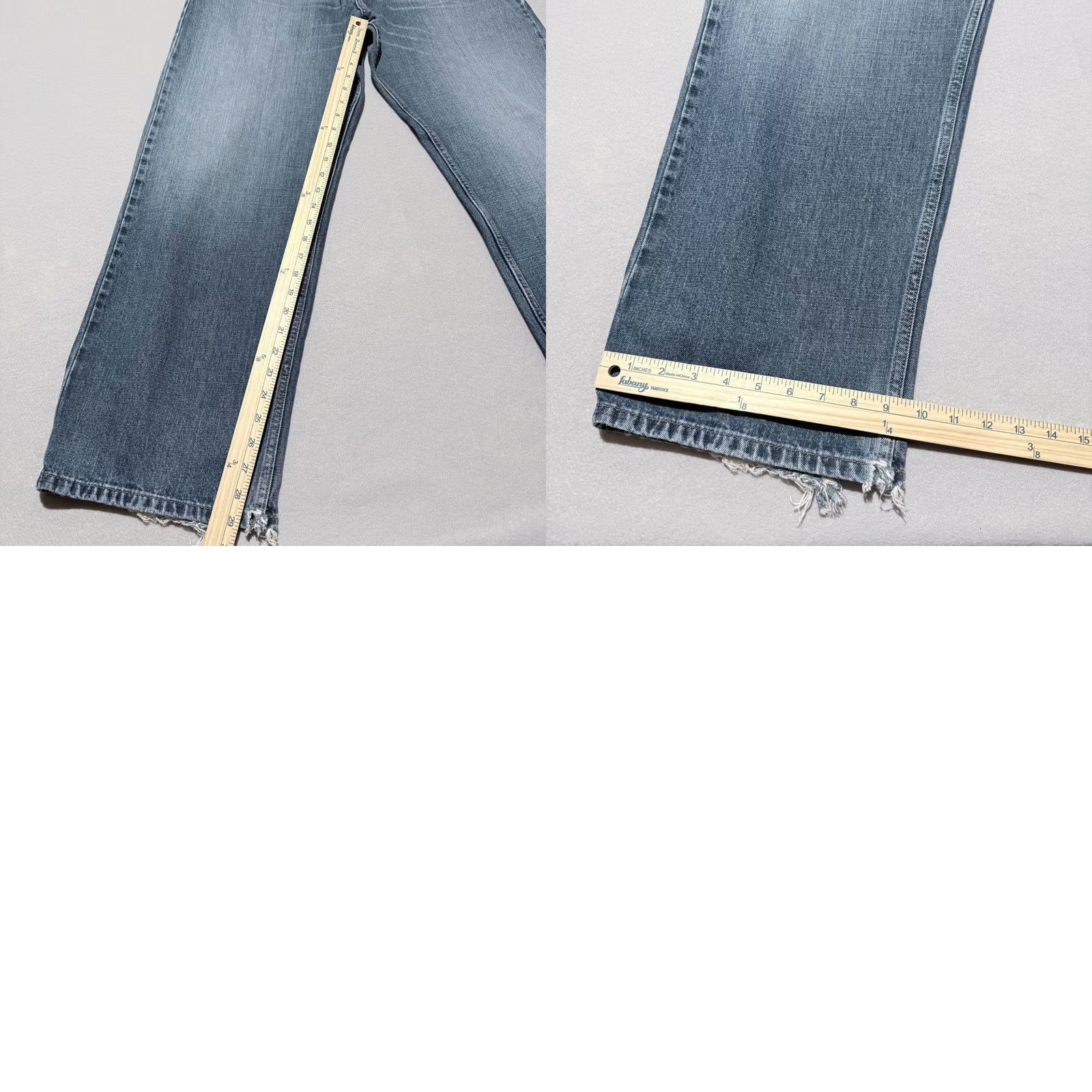 Levi's Levi's 569 Jeans Men Blue Distressed Zip-Fly Straight-Leg 38x32 Size US 38 / EU 54 - 10 Thumbnail