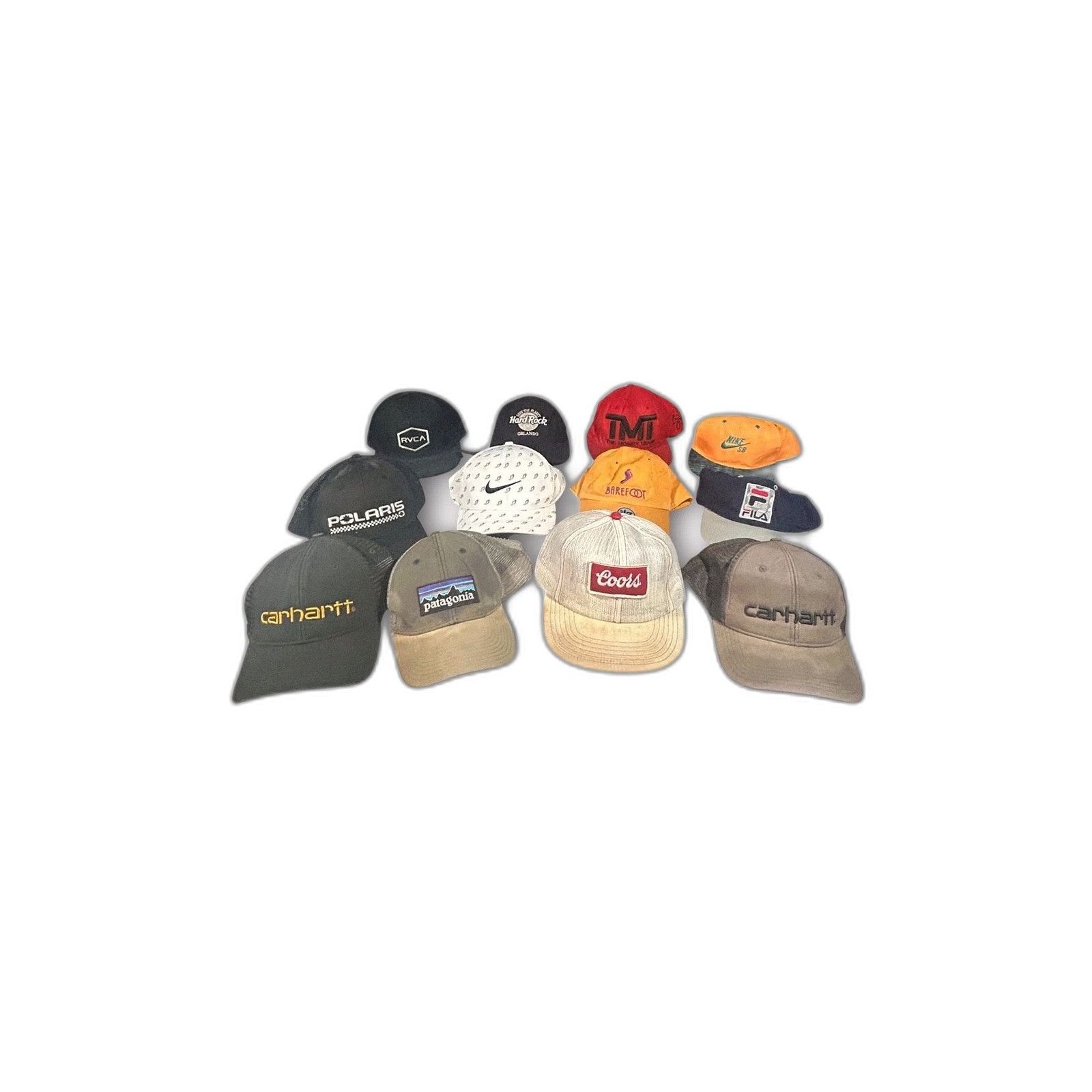 Patagonia Lot of 12 Brand Hats Patagonia Carhartt Nike VTG Reseller Bu Size ONE SIZE - 1 Thumbnail