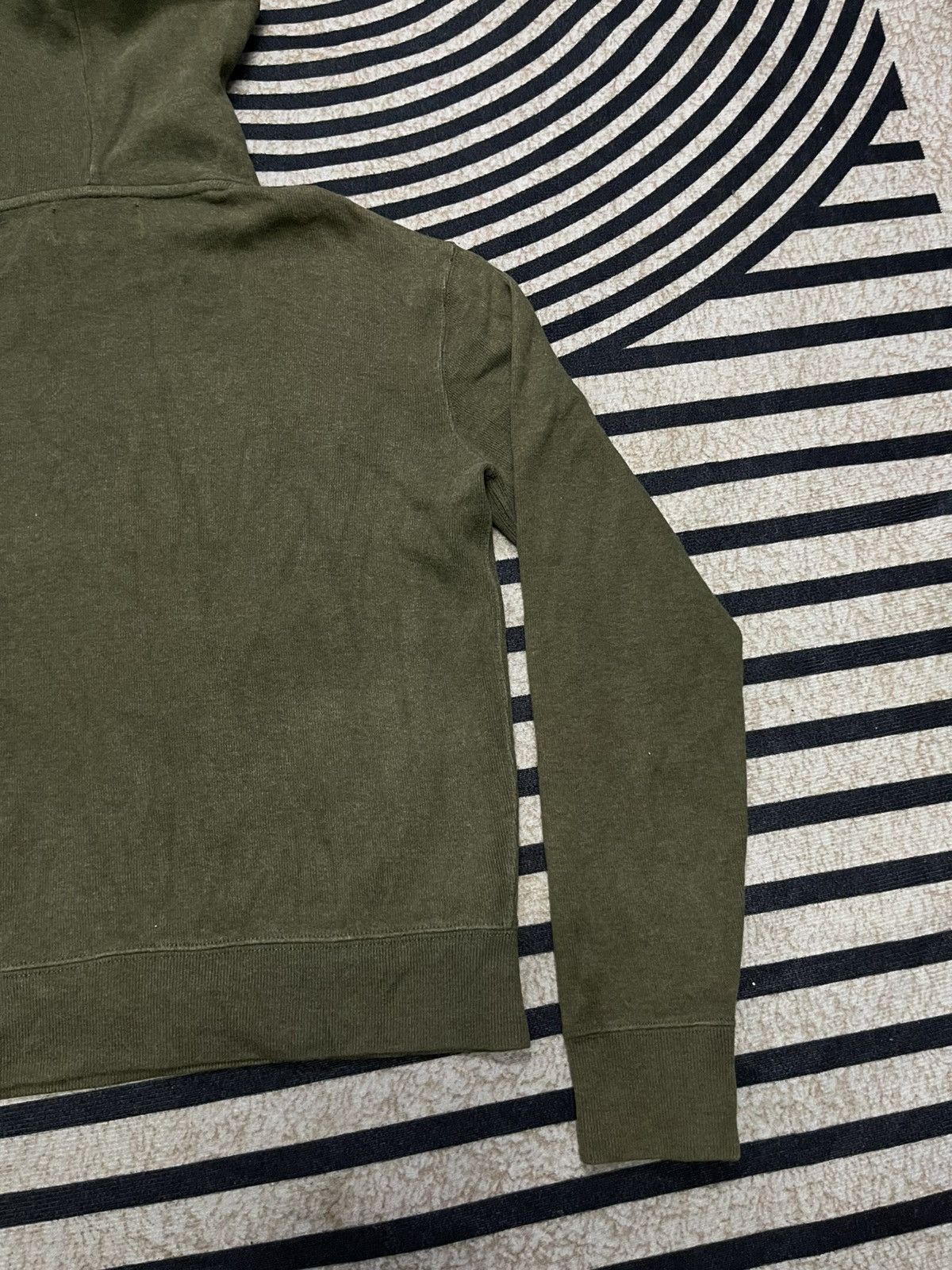 Polo Ralph Lauren 2000s POLO BY RALPH LAUREN SHEEP SUEDE ELBOW FADED HOODIE Size US M / EU 48-50 / 2 - 19 Thumbnail