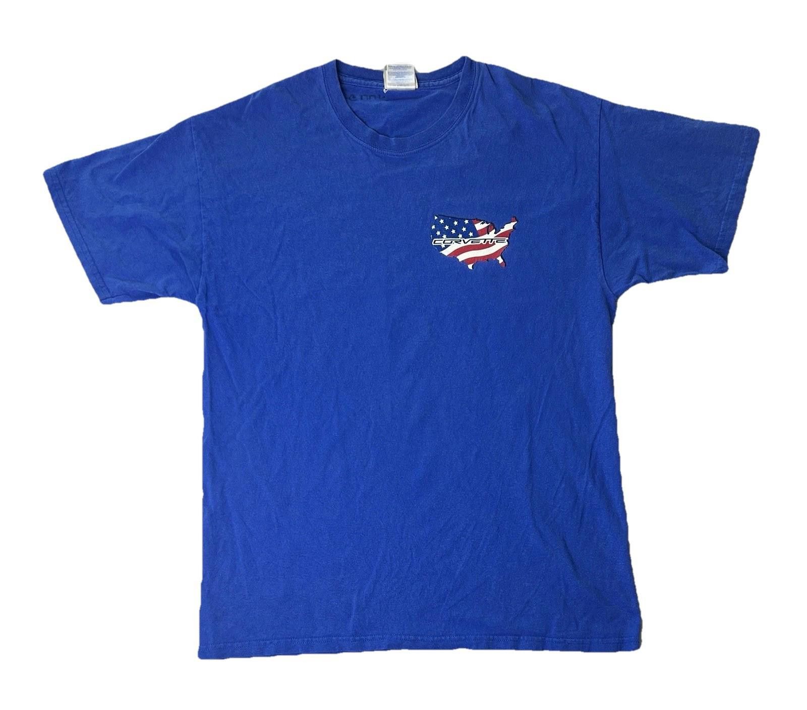 Other Corvette USA Museum Blue Shirt Men’s Large America Chevy Size US L / EU 52-54 / 3 - 2 Thumbnail