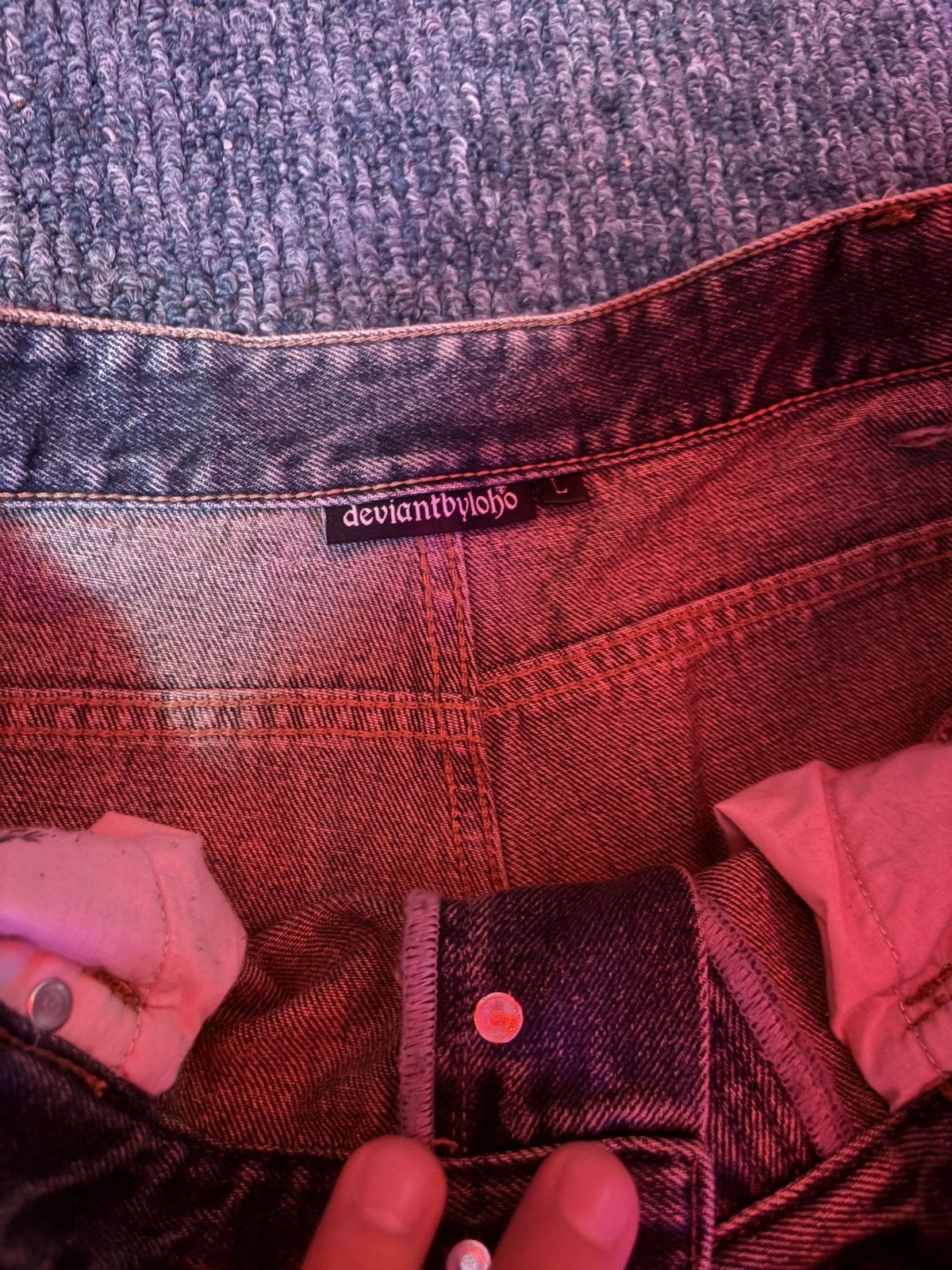 Other Deviant By Loho Earth Washed Jeanz (34’) L Size US 34 / EU 50 - 3 Thumbnail