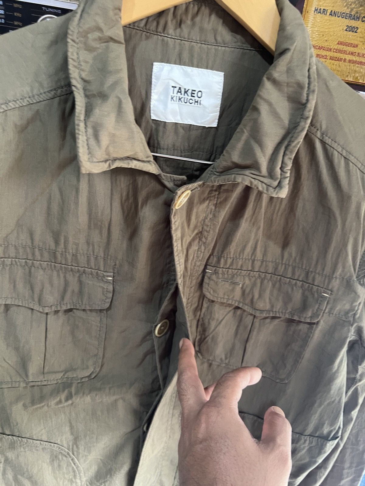 Takeo Kikuchi 🔥Takeo Kikuchi Button Up Overshirt Size US M / EU 48-50 / 2 - 8 Thumbnail