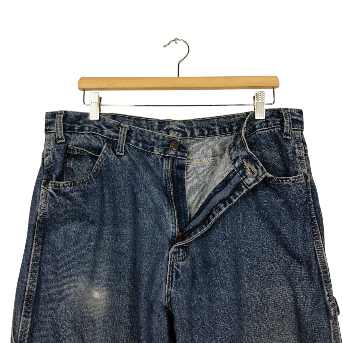 Japanese Brand 📌Vintage Chore Worker Carpenter Denim Dickies Detroit Size US 36 / EU 52 - 17 Thumbnail