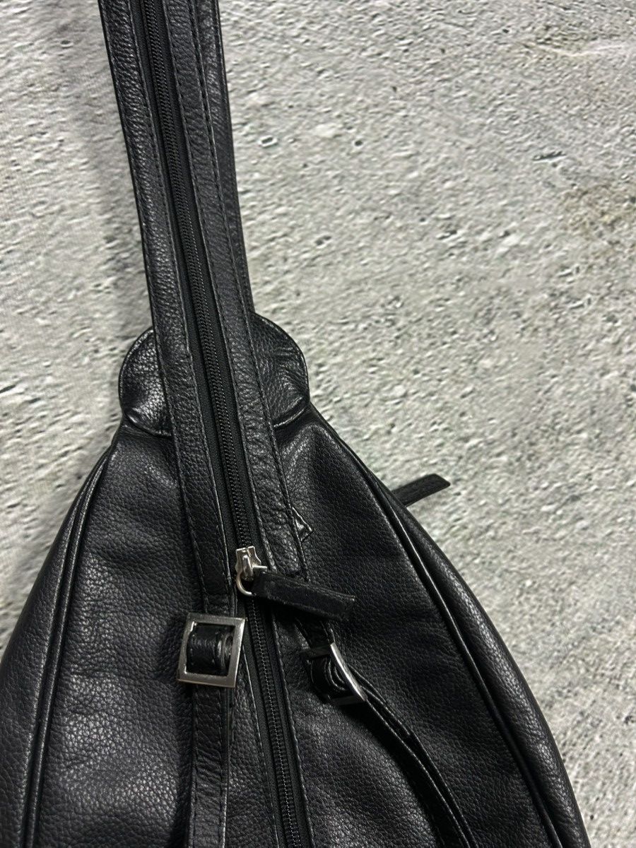 Leather Leather Sling Bag vintage black Size ONE SIZE - 4 Thumbnail