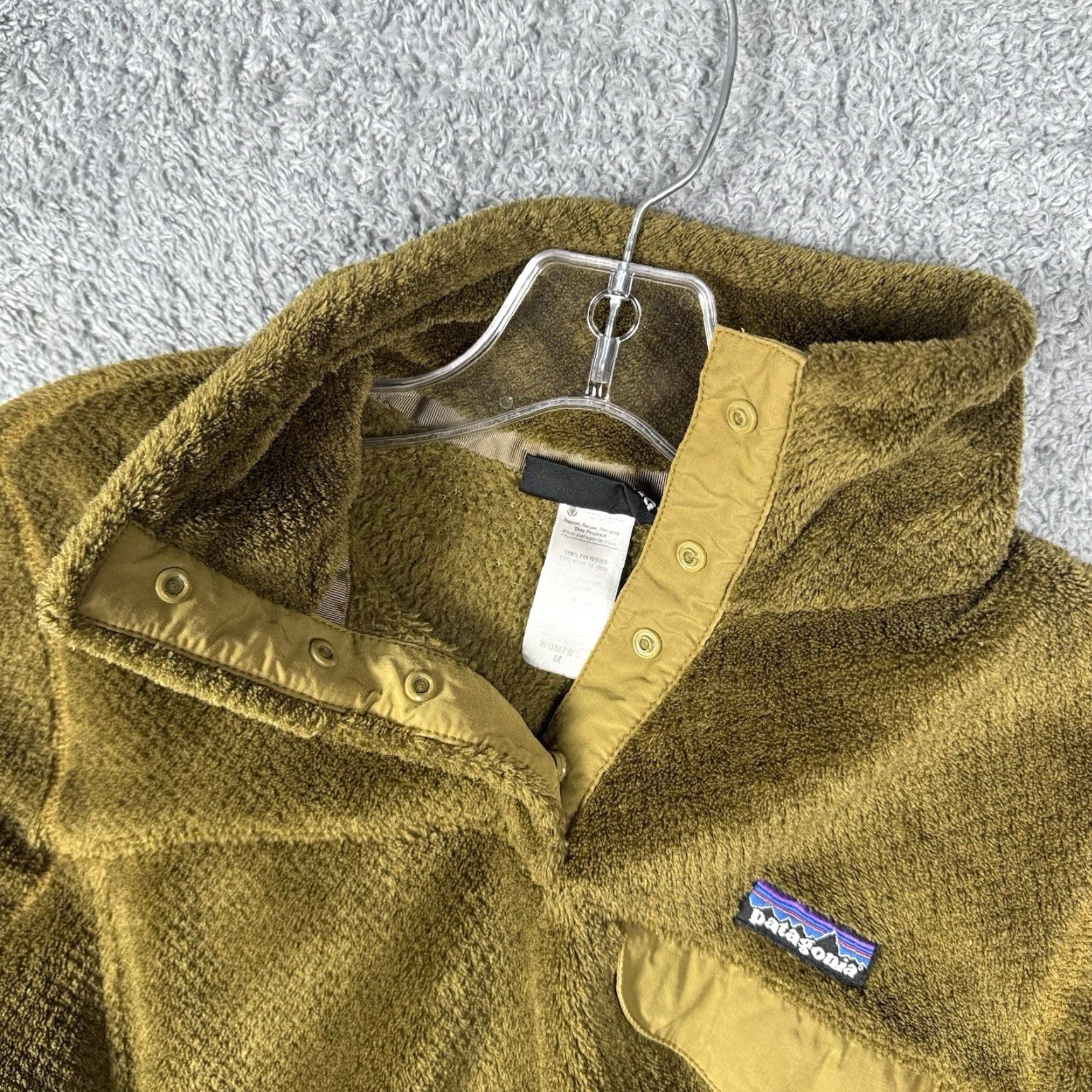 Patagonia Patagonia Re-Tool Snap-T Pullover Jacket Womens M Brown Fleece Pockets Lightweight Regular Long Sleeve Casual Outdoor Hiking Sweatshirt Size M / US 6-8 / IT 42-44 - 5 Thumbnail
