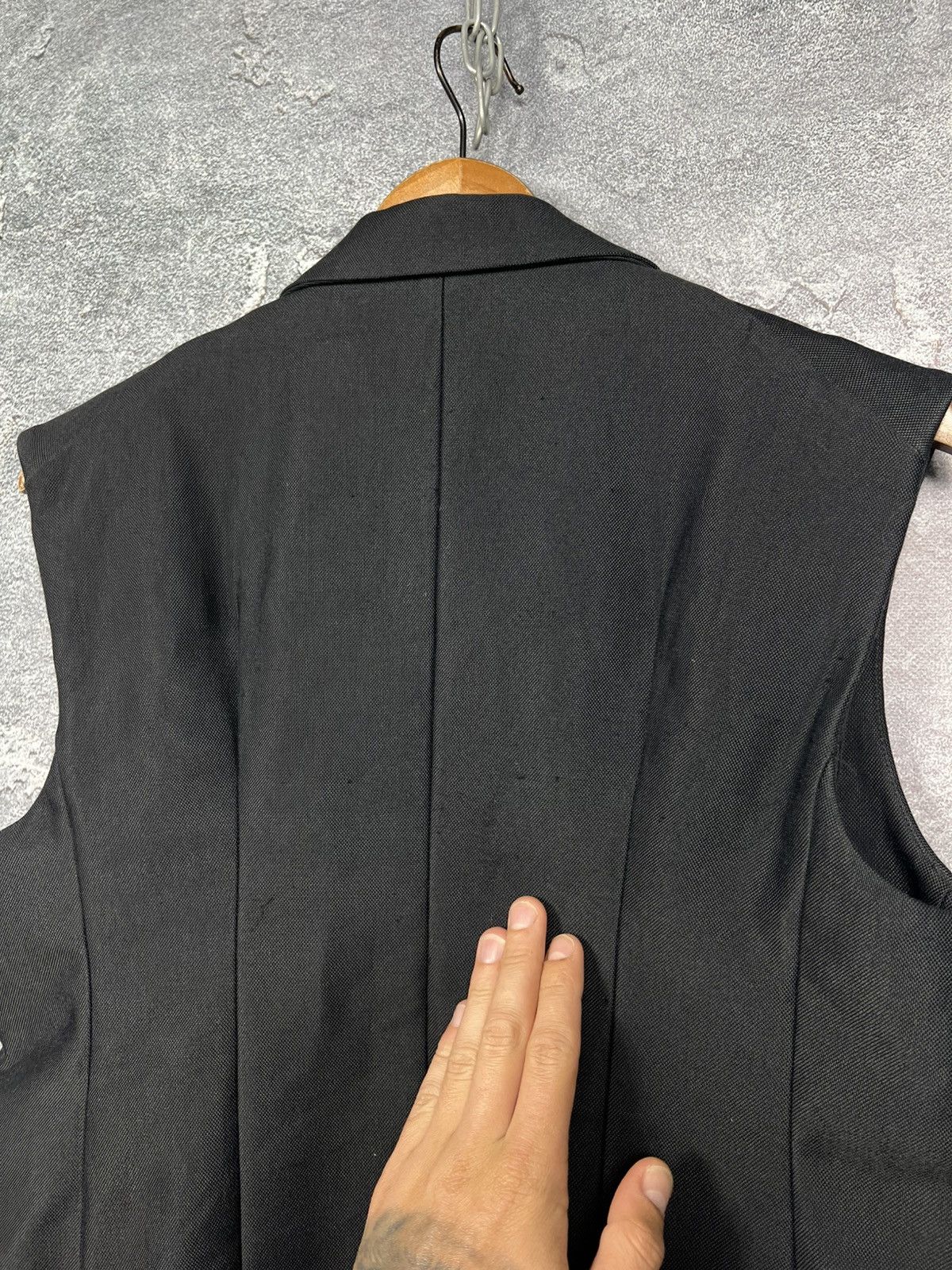 Alexander Wang Alexander Wang Cotton Sleeveless Blazer Vest Size 8 Size M / US 6-8 / IT 42-44 - 13 Thumbnail