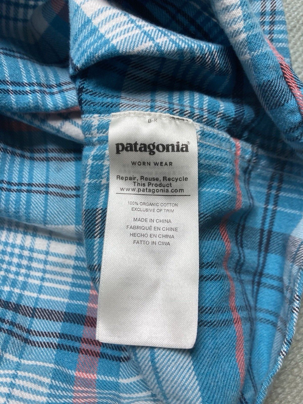 Vintage Patagonia organic cotton flannel shirt plaid soft hiking XL Size US XL / EU 56 / 4 - 6 Thumbnail