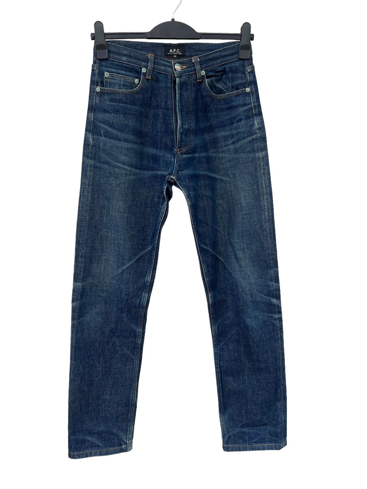 A.P.C. Vintage A.P.C. Aged Faded Denim Selvedge Jeans Regular Size US 28 / EU 44 - 6 Thumbnail