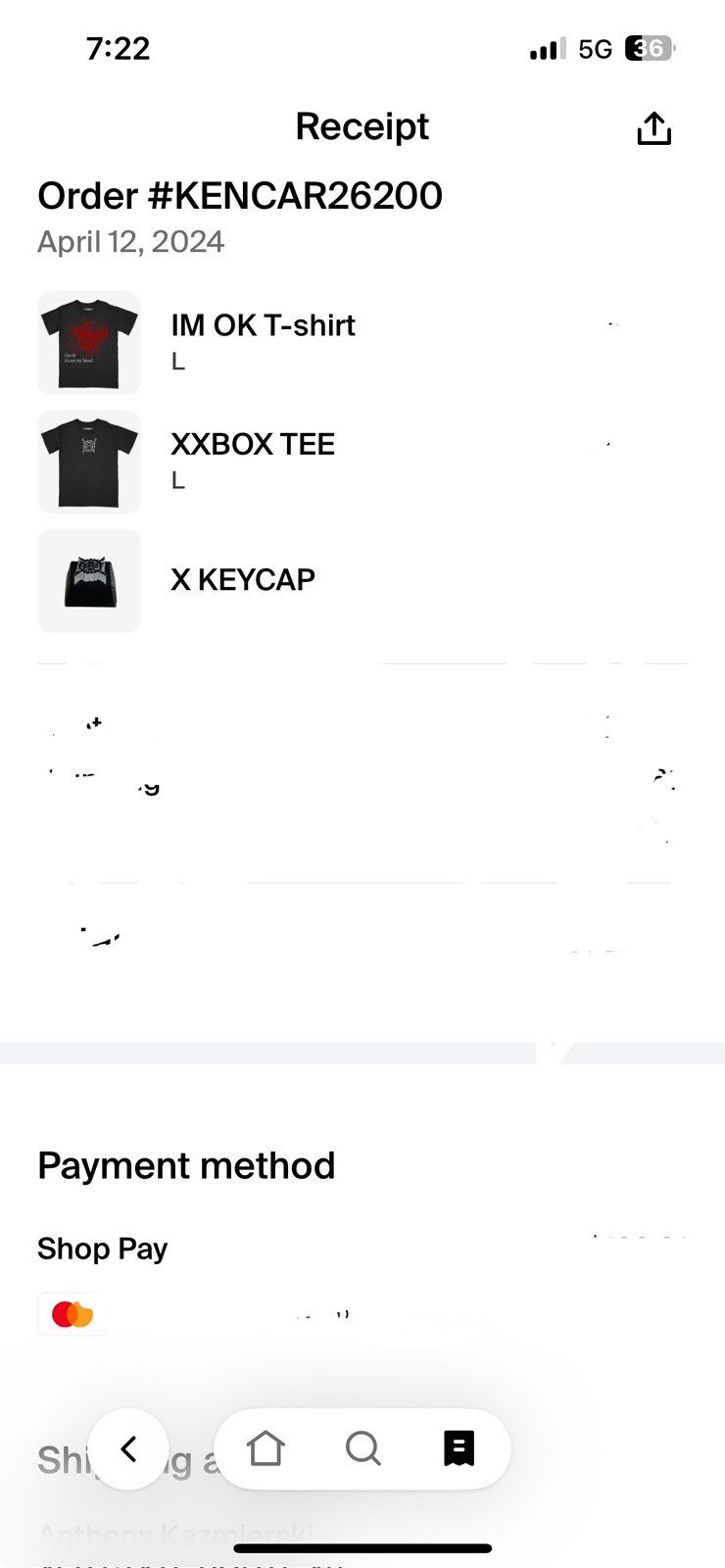 Ken Carson KEN CARSON XXBOX TEE Size US L / EU 52-54 / 3 - 3 Thumbnail