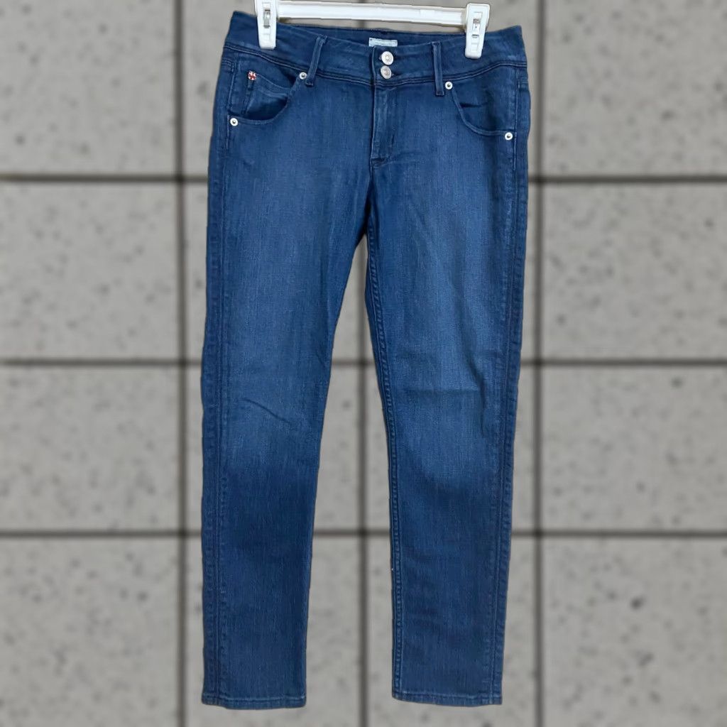 Hudson Hudson Womens Collin Flap Skinny Jeans Blue Size 27 Size 27" / US 4 / IT 40 - 1 Thumbnail
